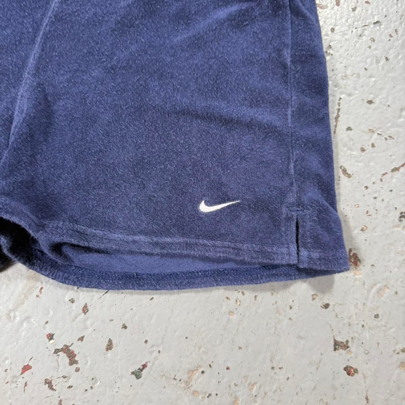 Nike Navy blue nike velvet shorts Size 26" / US 2 / IT 38 - 2 Thumbnail