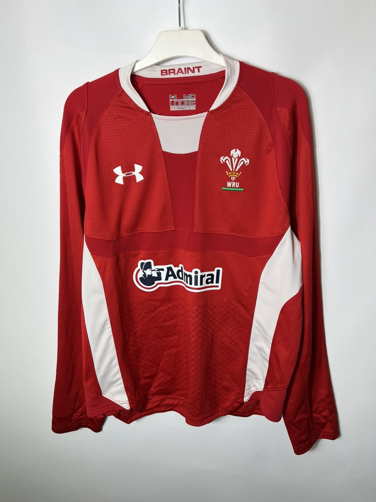 Under Armour VINTAGE RUGBY UNION WALES 2011/2013 UNDER ARMOUR LONG SLEEVE Size US M / EU 48-50 / 2 - 1 Thumbnail