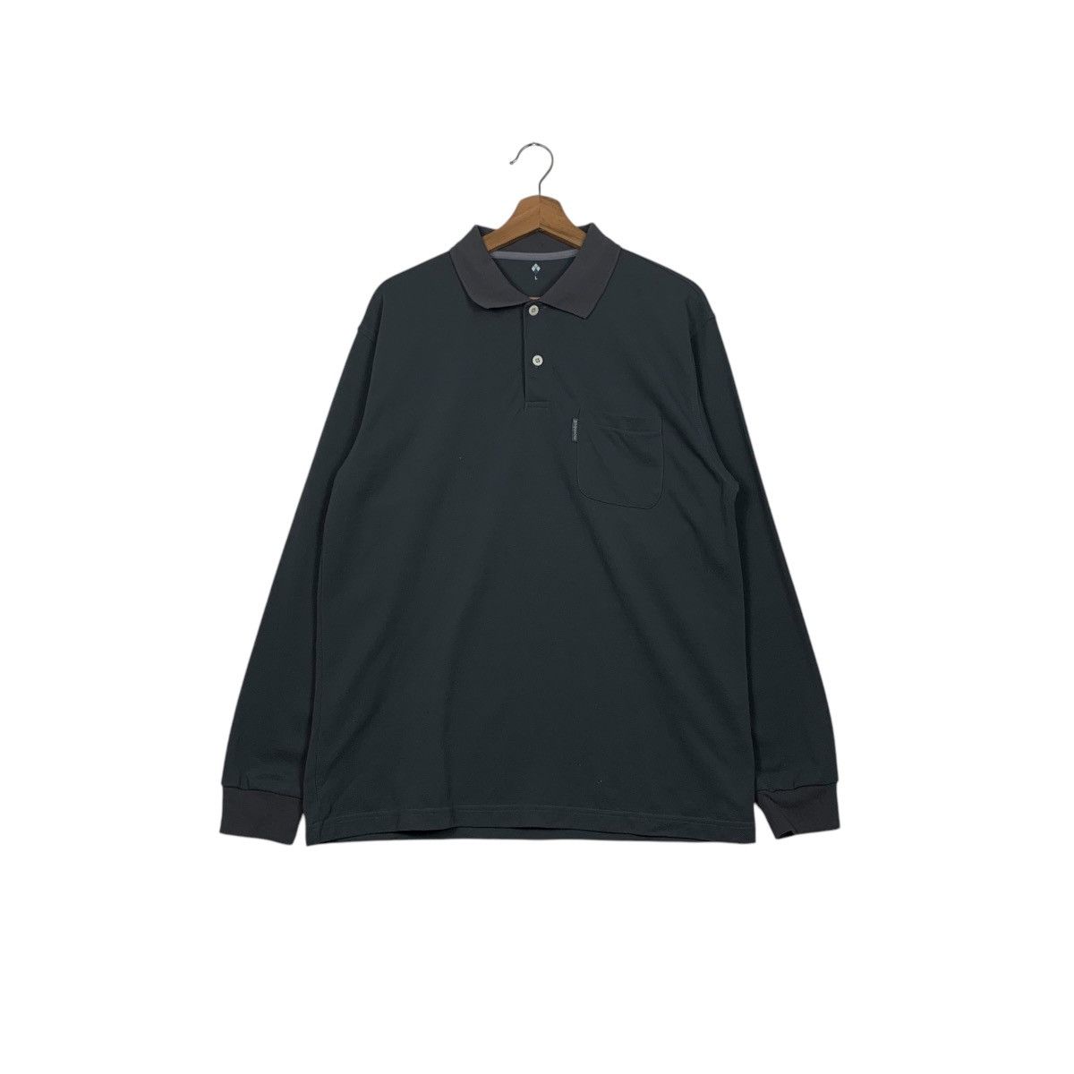 Montbell MONT-BELL Single Pocket Long Sleeve Polos Shirt #2616-C117 Size US L / EU 52-54 / 3 - 1 Thumbnail