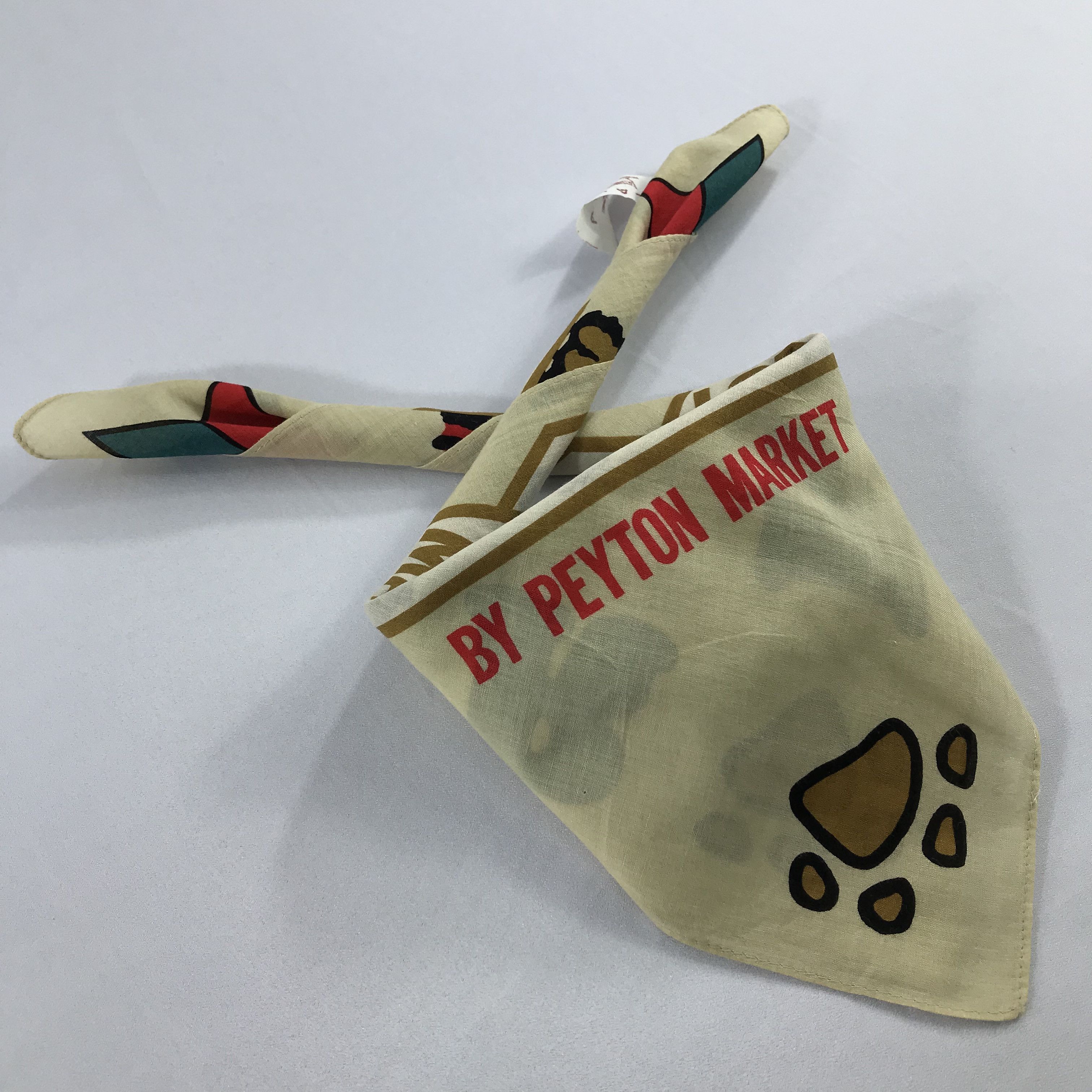 Japanese Brand × Vintage Peyton Market Bandana / Handkerchief / Neckerchief -S2315 Size ONE SIZE - 3 Thumbnail
