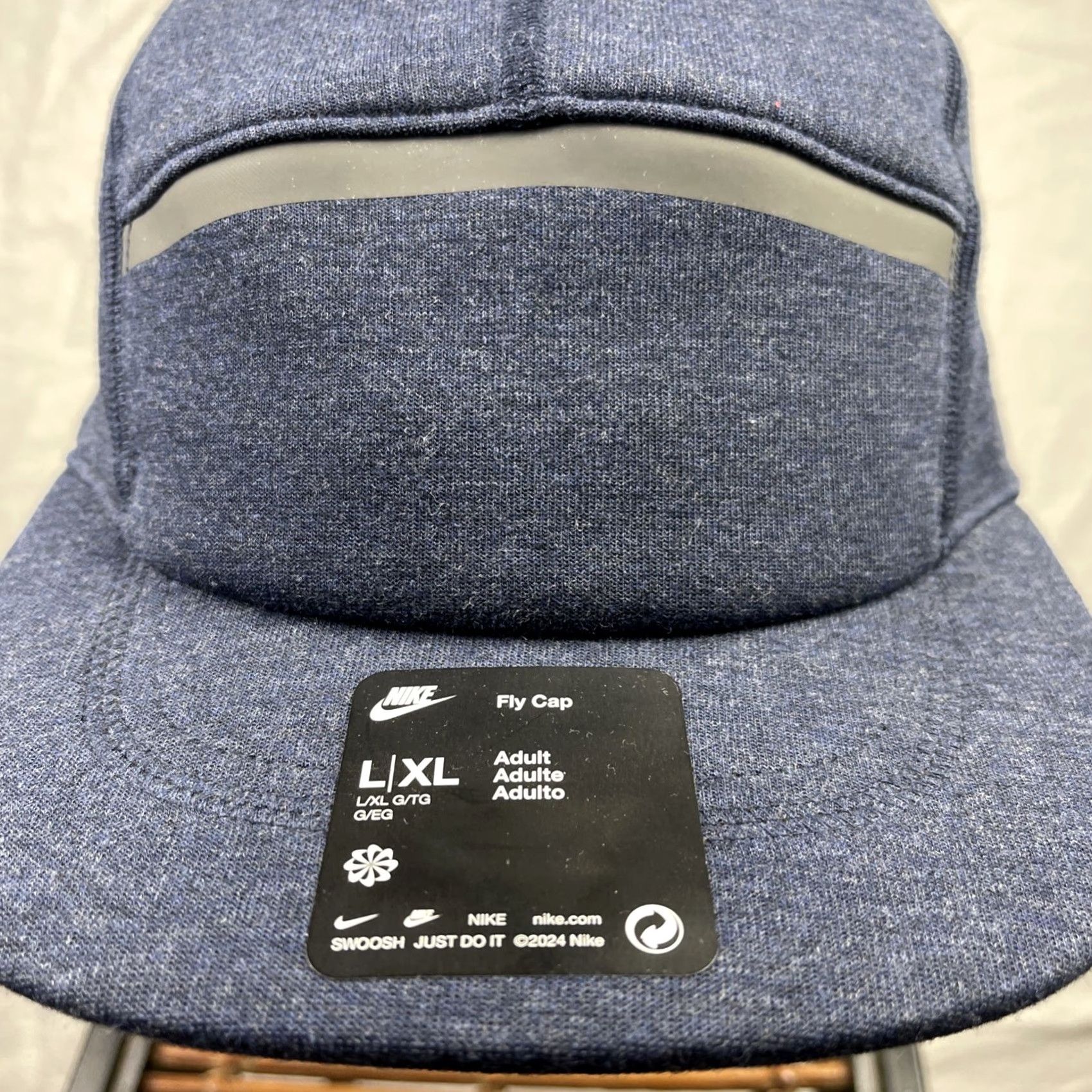 Nike Nike Fly Unstructured Hat Mens L/XL Strap Back Blue Tech Fleece Cap HJ3504-451 Size US XL / EU 56 / 4 - 3 Thumbnail