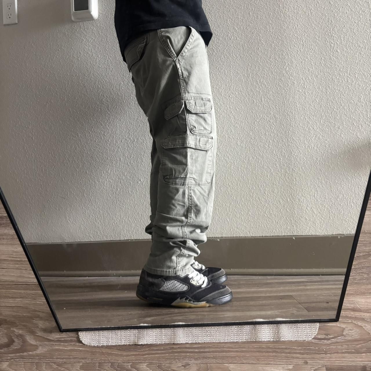 Vintage Crazy Vintage Y2K/2000s Faded Khaki Grunge Cargo Pants! 32x31 Size US 32 / EU 48 - 2 Thumbnail