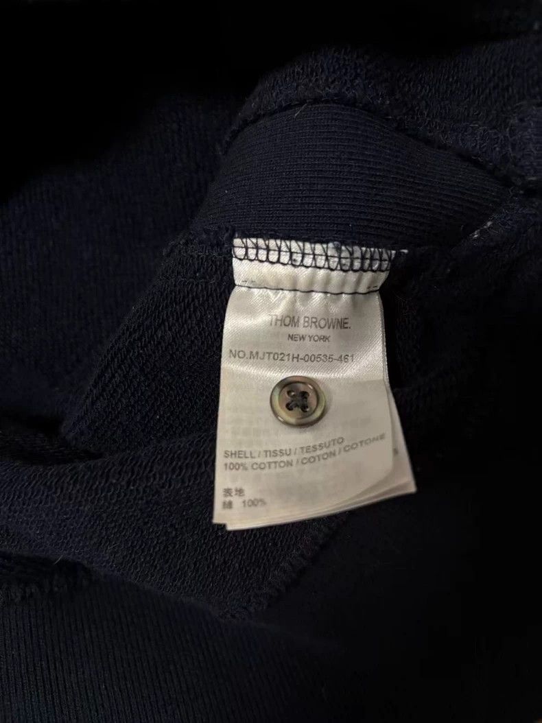 Thom Browne Thom Browne Four-barrel hoodie Size US L / EU 52-54 / 3 - 6 Thumbnail