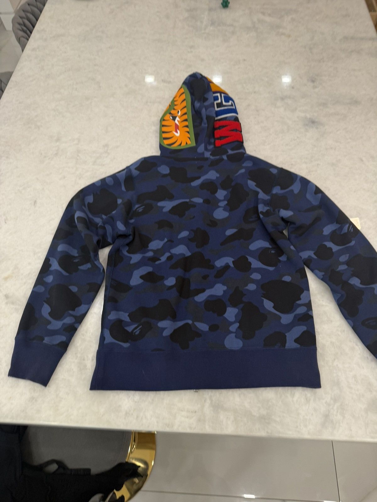 Bape Blue Bape Color Camo shark Full zip hoodie Size US M / EU 48-50 / 2 - 10 Thumbnail