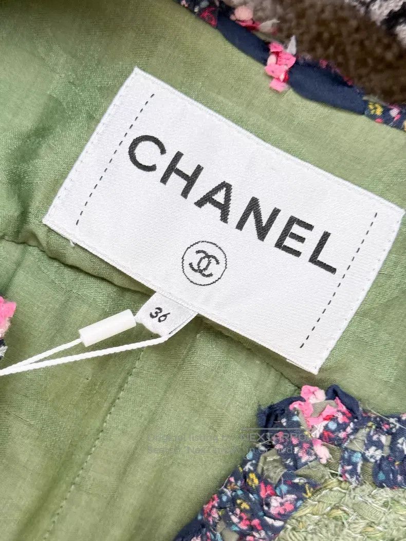 Chanel Chanel Four-pocket colorful floral rolled-edge tweed long- Size XS / US 0-2 / IT 36-38 - 5 Thumbnail