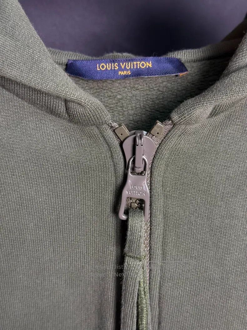 Louis Vuitton Louis Vuitton Army Green Big Pocket Hoodie Size US L / EU 52-54 / 3 - 2 Thumbnail