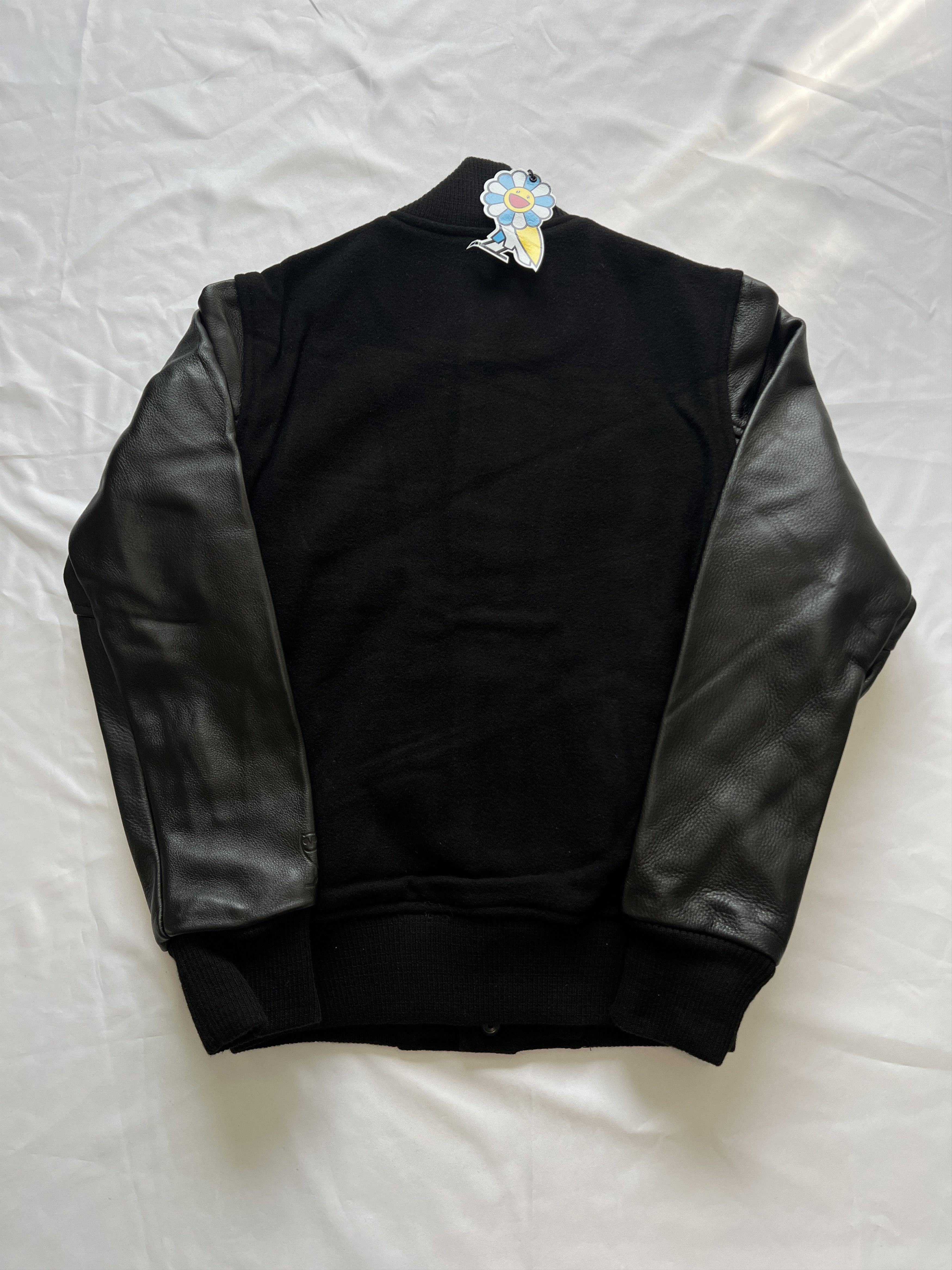 Drake OVO X Murakami Leather Varsity Jacket 2018 OG Flower Owl Size US S / EU 44-46 / 1 - 3 Thumbnail