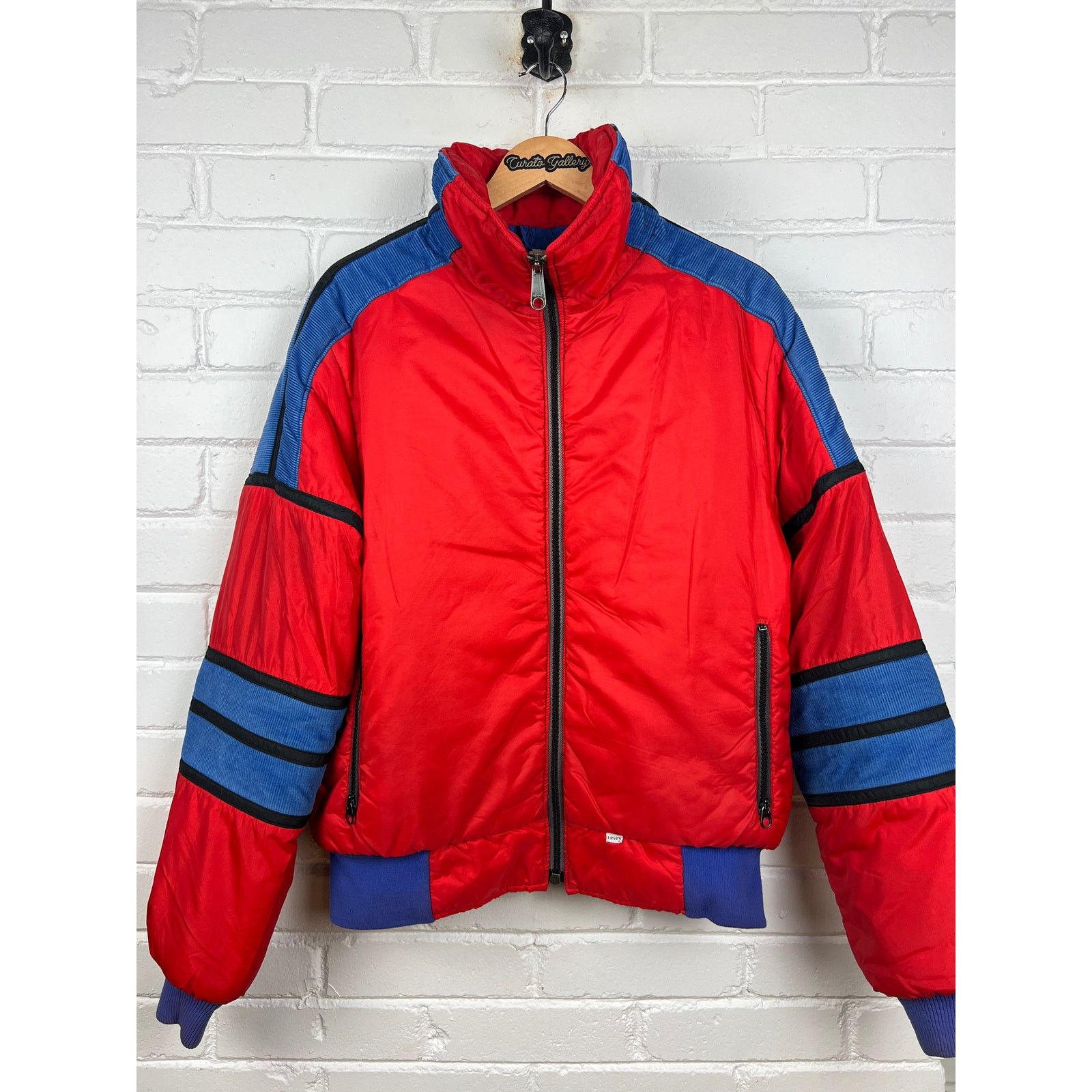 Vintage Vintage 80s Levis Corduroy Multicolour Insulated Puffer L Size US L / EU 52-54 / 3 - 1 Thumbnail