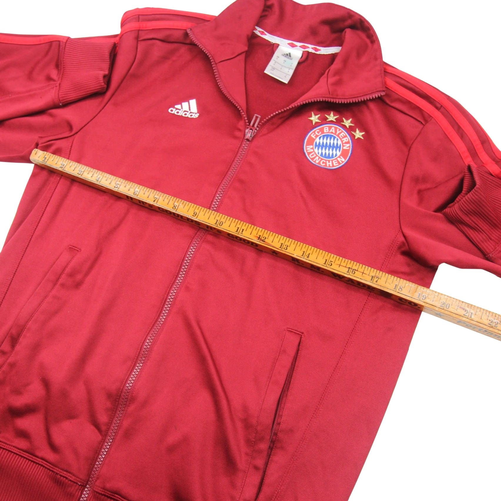 Adidas Adidas Track Jacket Bayern Munchen F.C. Red S Mens Size US S / EU 44-46 / 1 - 4 Thumbnail
