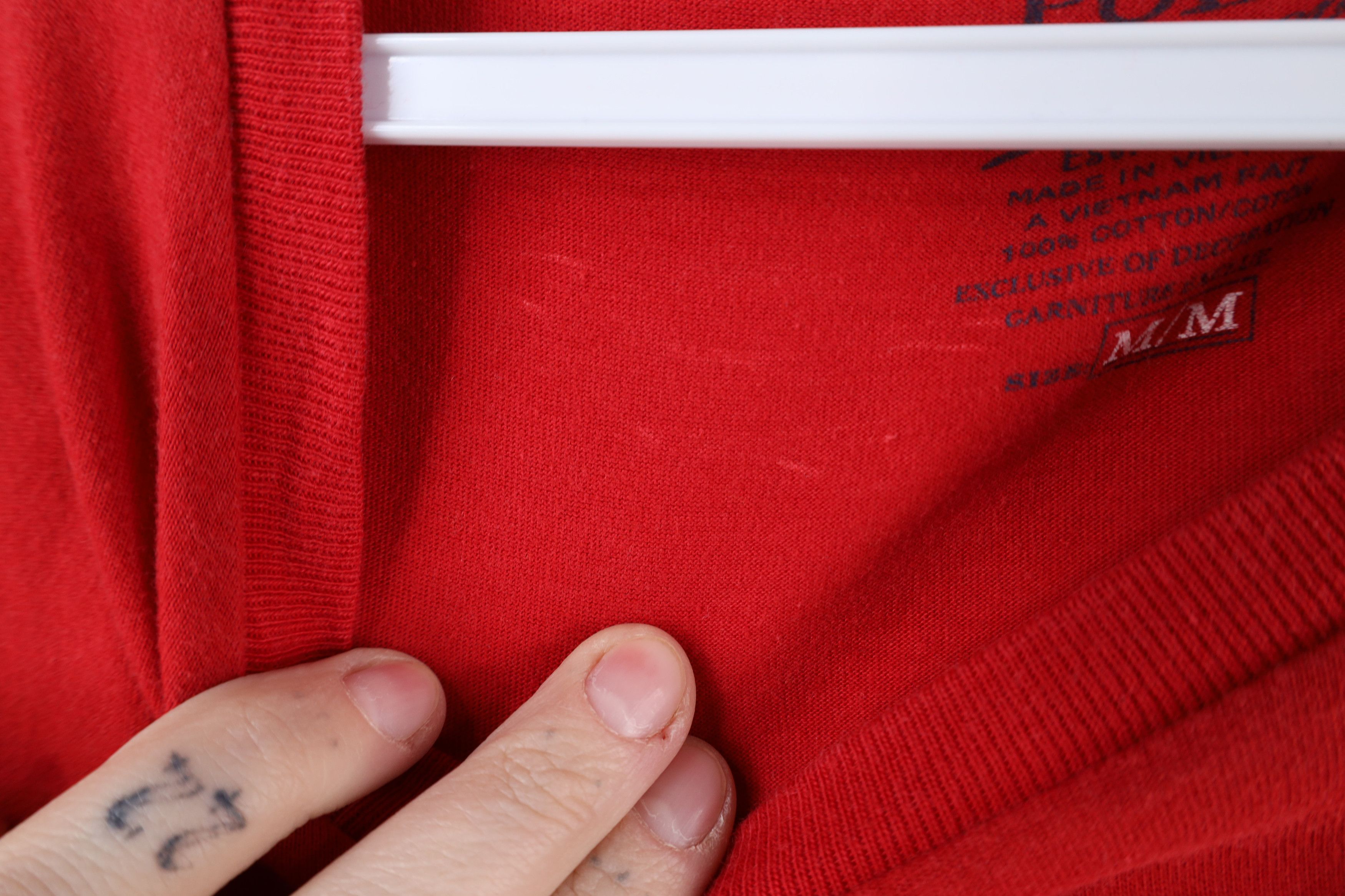 Ralph Lauren × Vintage Vintage Ralph Lauren Faded Short Sleeve T-Shirt Red Cotton Size US M / EU 48-50 / 2 - 9 Thumbnail