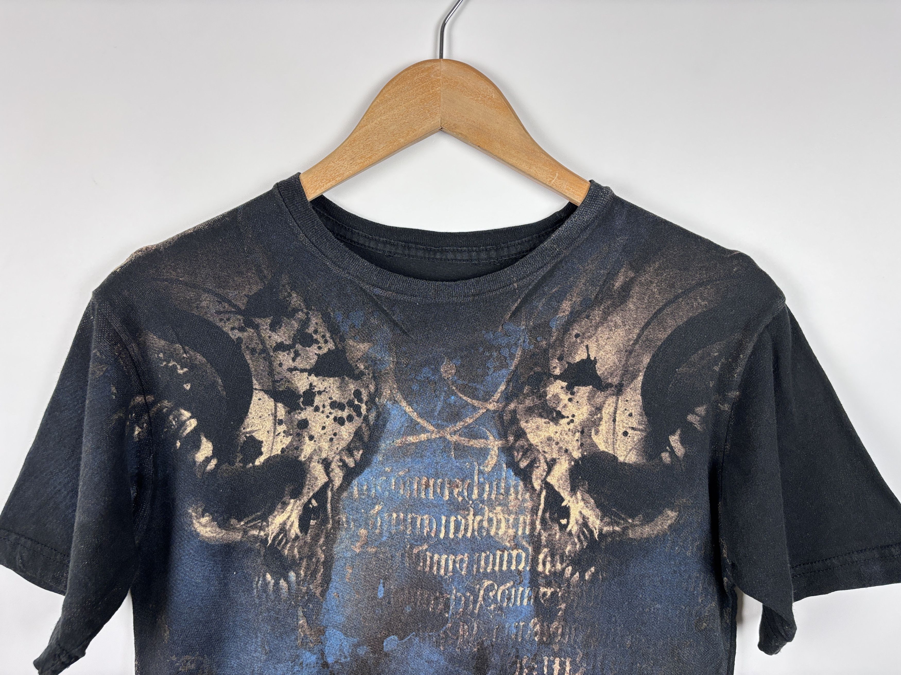 Affliction Womens Archaic by Affliction T-Shirt Black Blue Size S Size S / US 4 / IT 40 - 2 Thumbnail