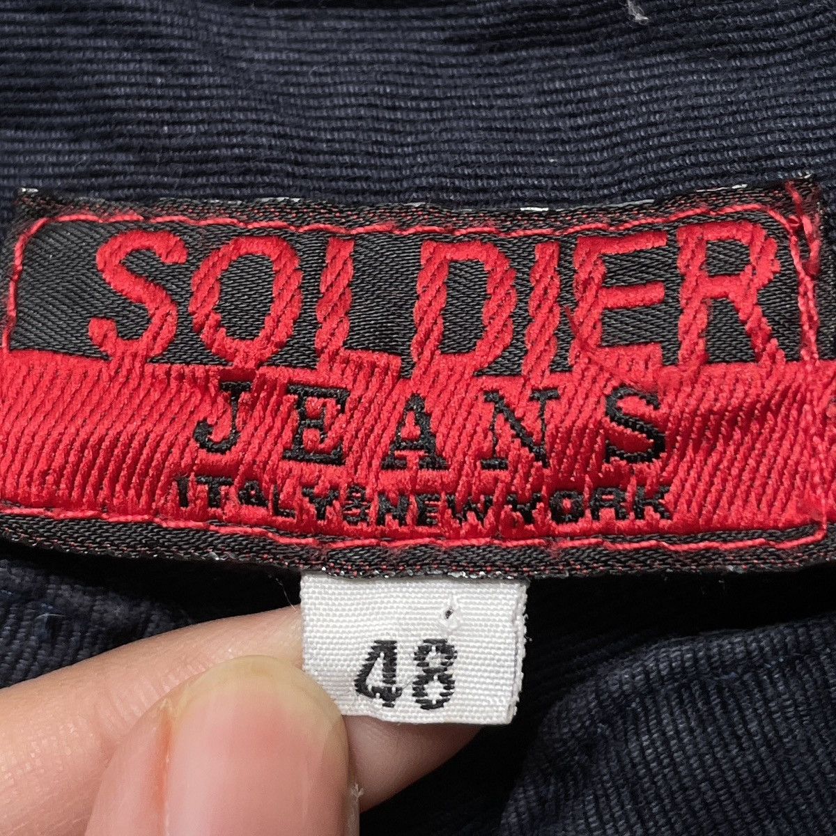 Japanese Brand × Vintage Vintage Japanese Brand Soldier Jeans Denim Jacket 1990s Size US M / EU 48-50 / 2 - 9 Thumbnail