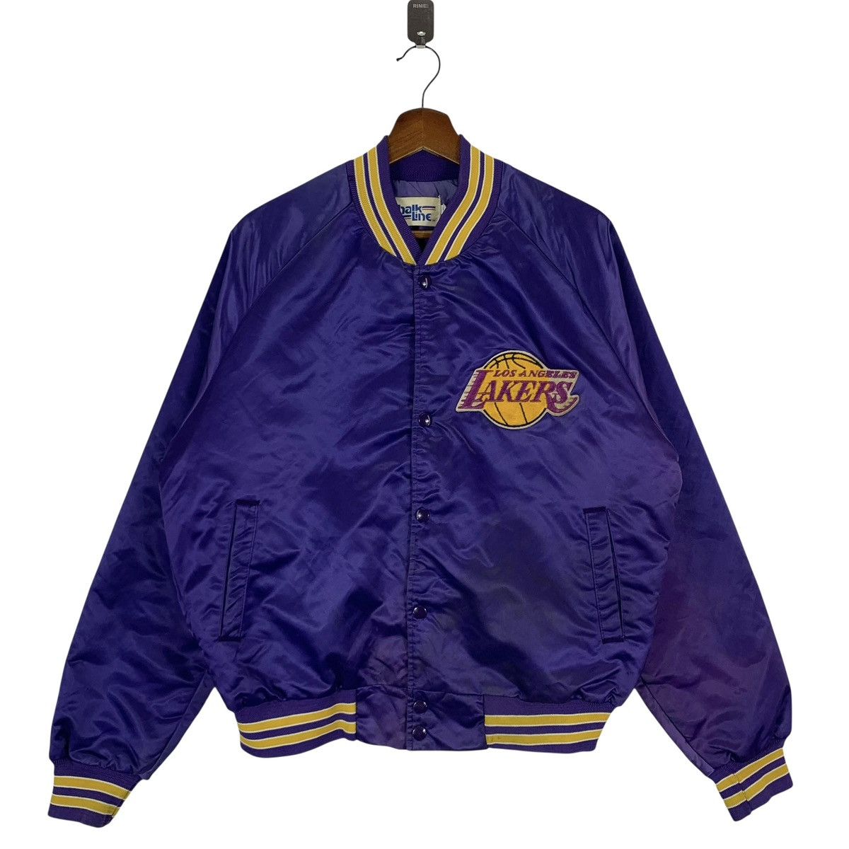 NBA VINTAGE LOS ANGELES LAKERS NBA VARSITY SATIN JACKET Size US M / EU 48-50 / 2 - 1 Thumbnail