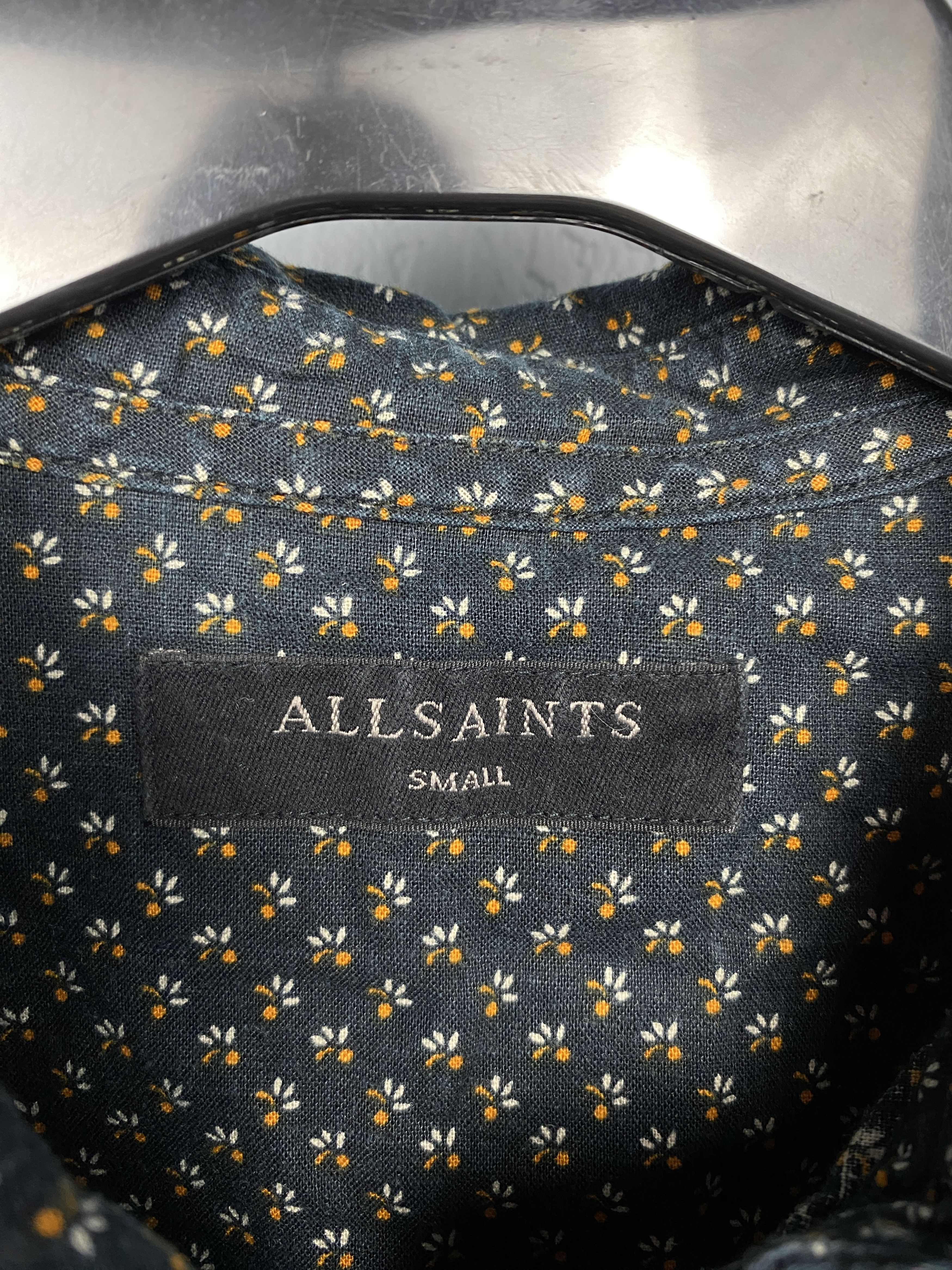 Allsaints Allsaints Mens Aubais Hawaiian Short Sleeve Shirt Size US S / EU 44-46 / 1 - 3 Thumbnail