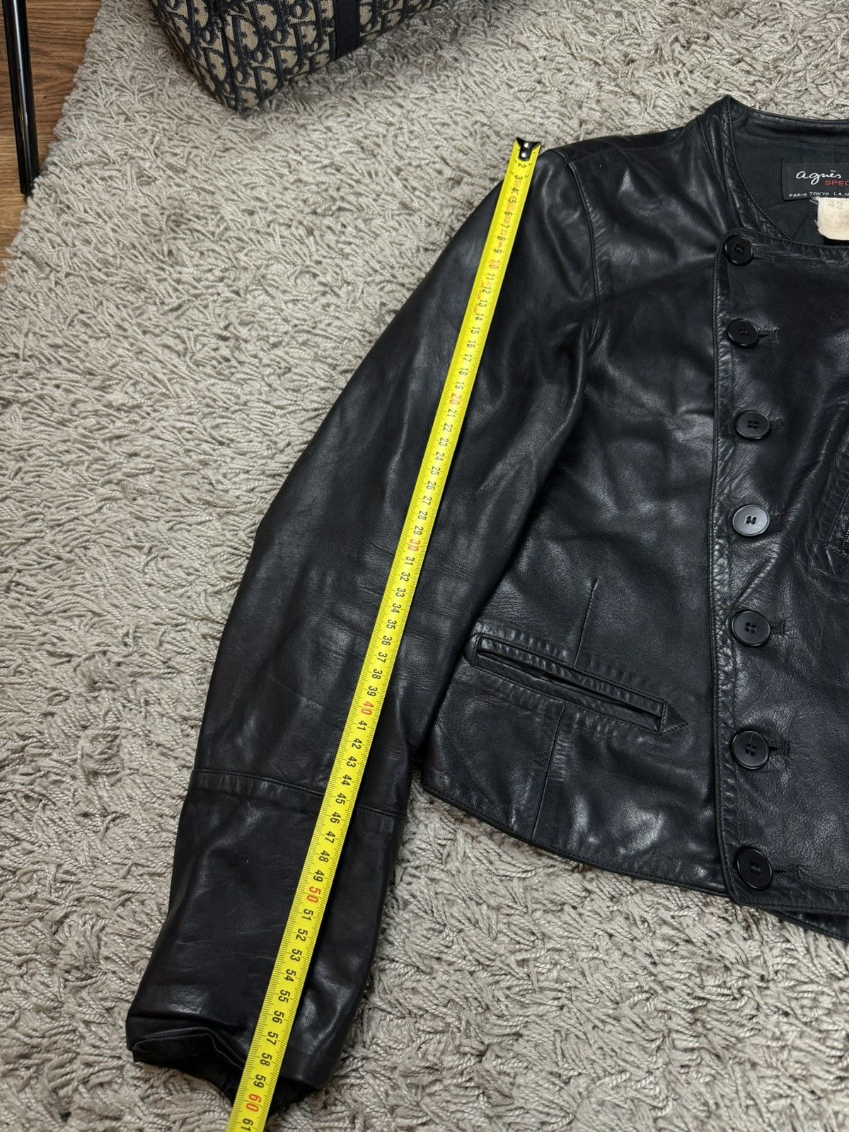 agnes b. Leather jacket Agnes B. Paris original luxury rare item Size M / US 6-8 / IT 42-44 - 7 Thumbnail