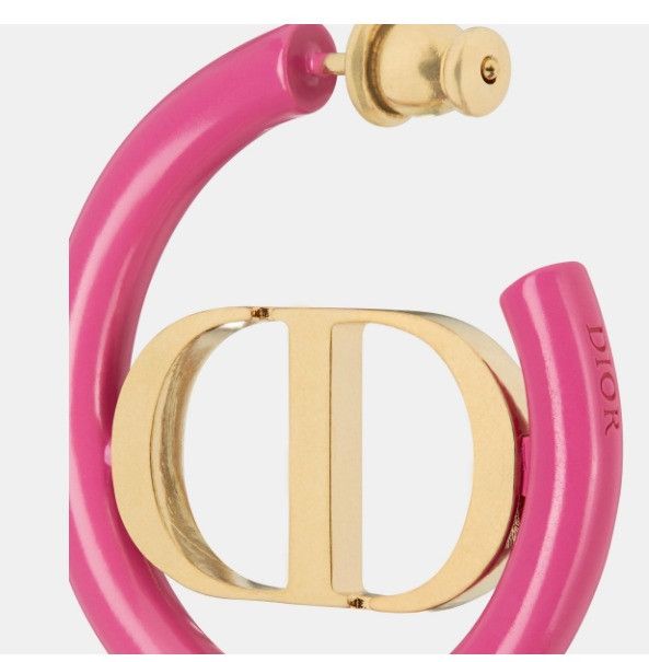 Dior o1w1db11024 Size: OS / Montaigne Earrings in Pink Size ONE SIZE - 3 Thumbnail