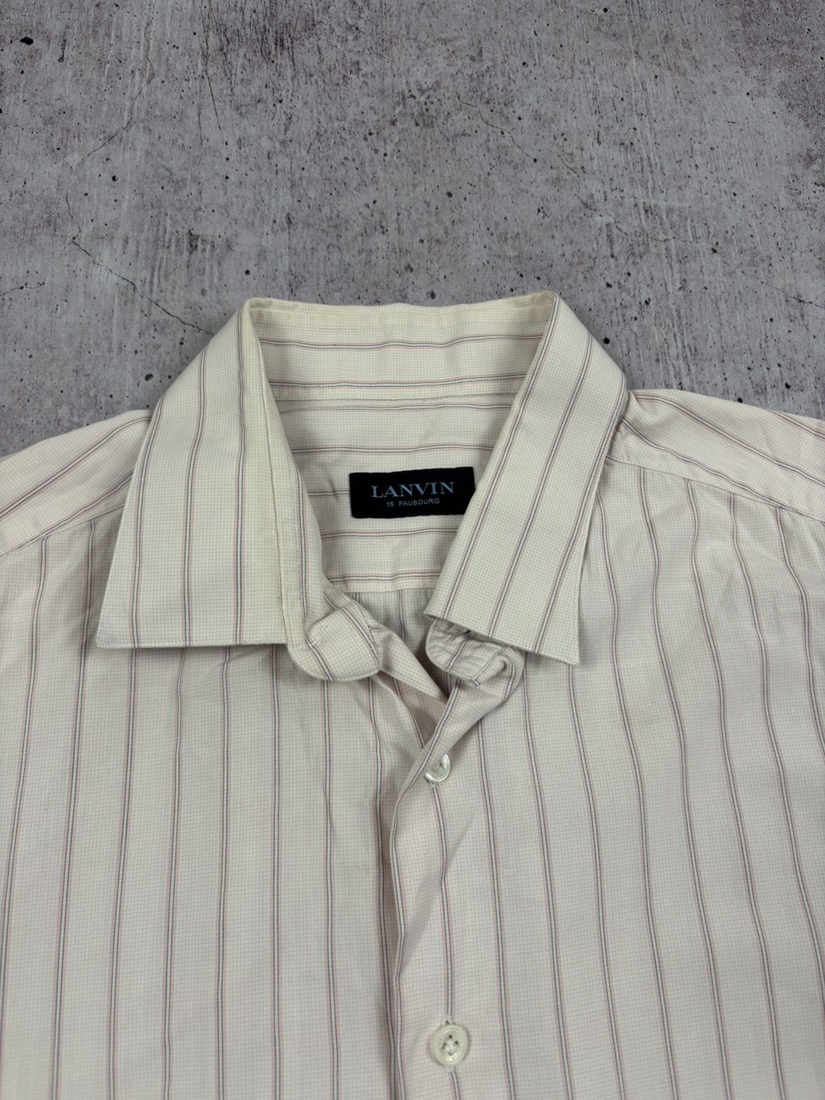 Lanvin Lanvin multicolor classic shirt size 43 Size US M / EU 48-50 / 2 - 2 Thumbnail