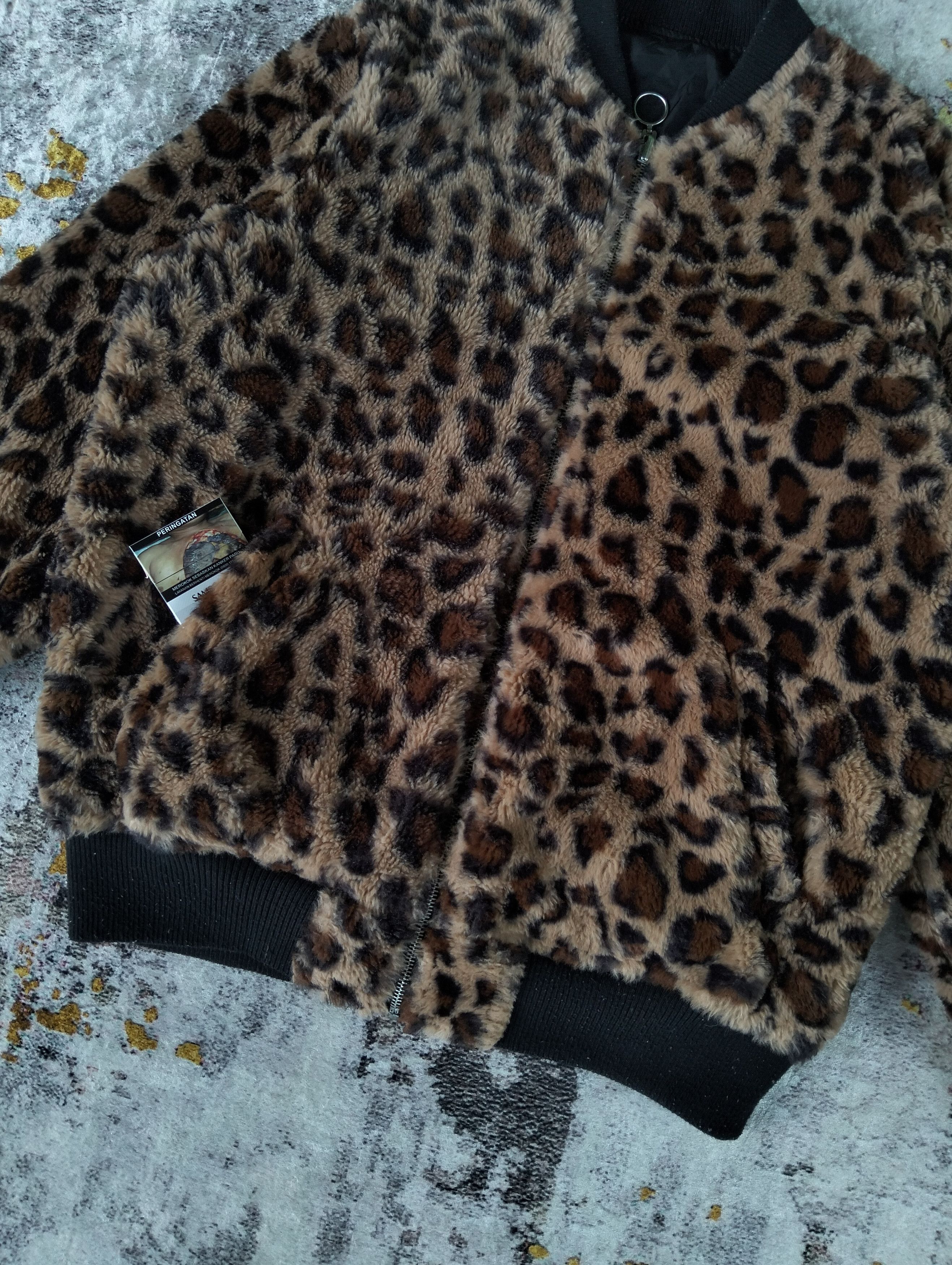If Six Was Nine Japanese One Way Leopard Reversible Bomber Jacket Size US M / EU 48-50 / 2 - 3 Thumbnail