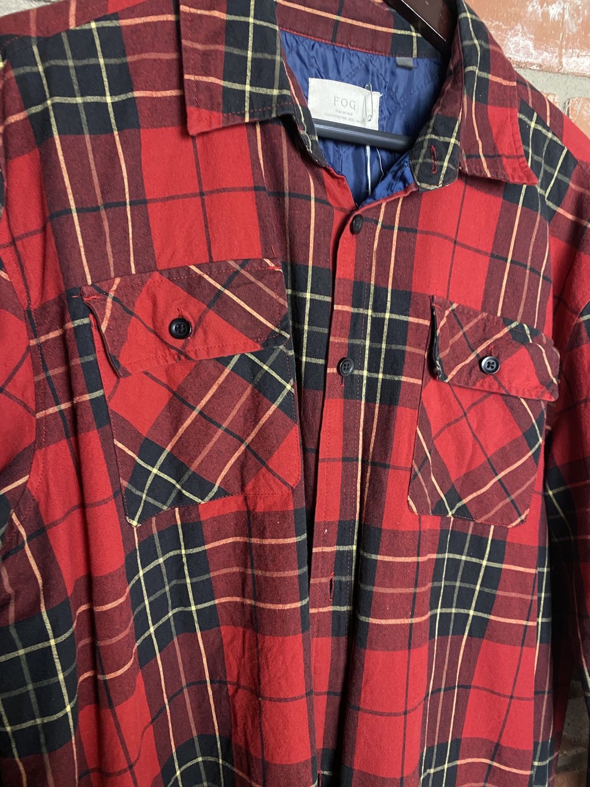 Essentials × Fear of God Fear of God Collection One Plaid Button Up Size US L / EU 52-54 / 3 - 2 Thumbnail