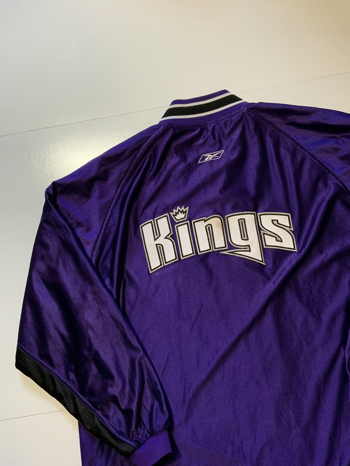 NBA × Reebok × Vintage VTG Sacramento Kings Player Issue Warm Up Shooting Jacket Size US XXL / EU 58 / 5 - 4 Thumbnail