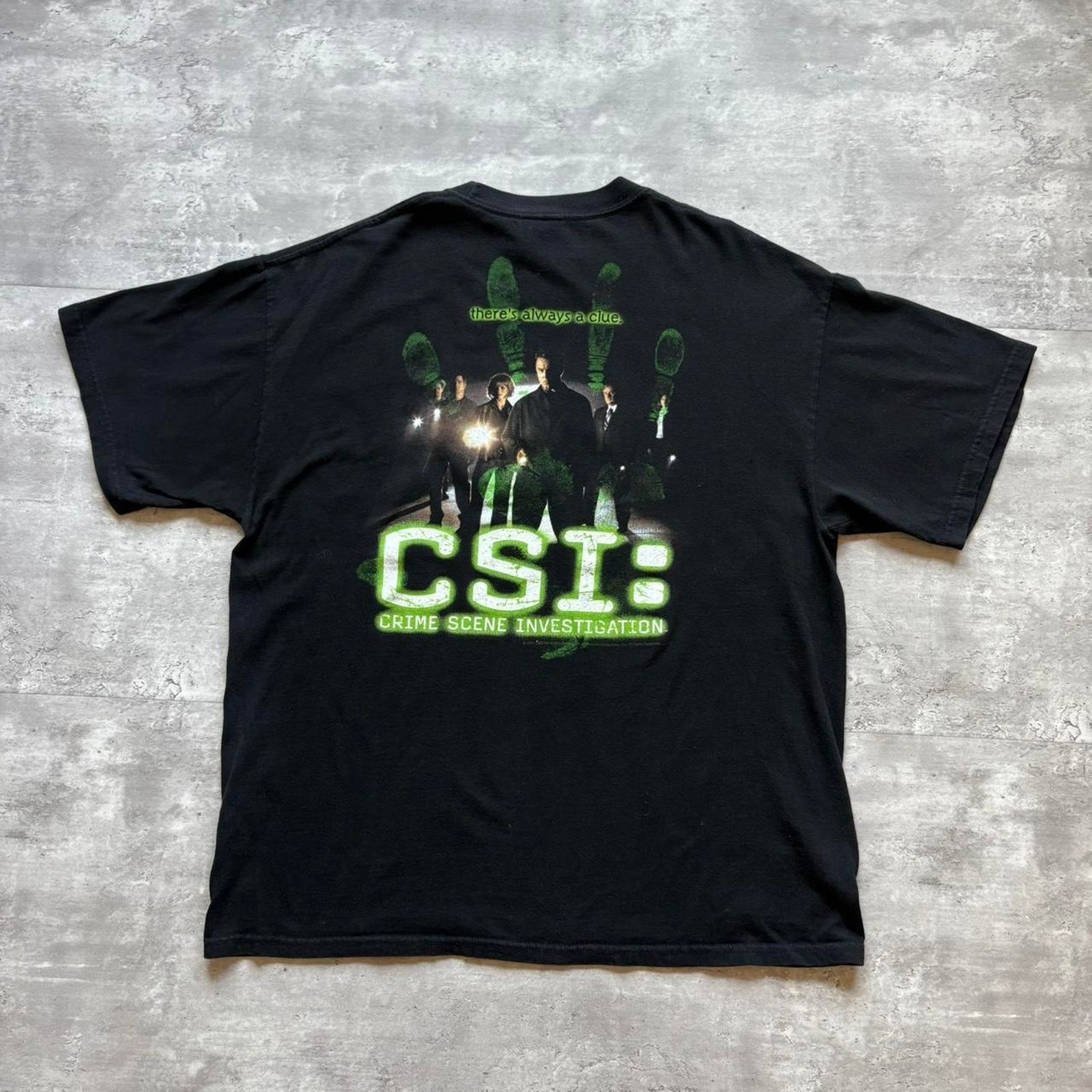 Vintage Vintage 2000s csi promo t shirt Size US XL / EU 56 / 4 - 1 Thumbnail