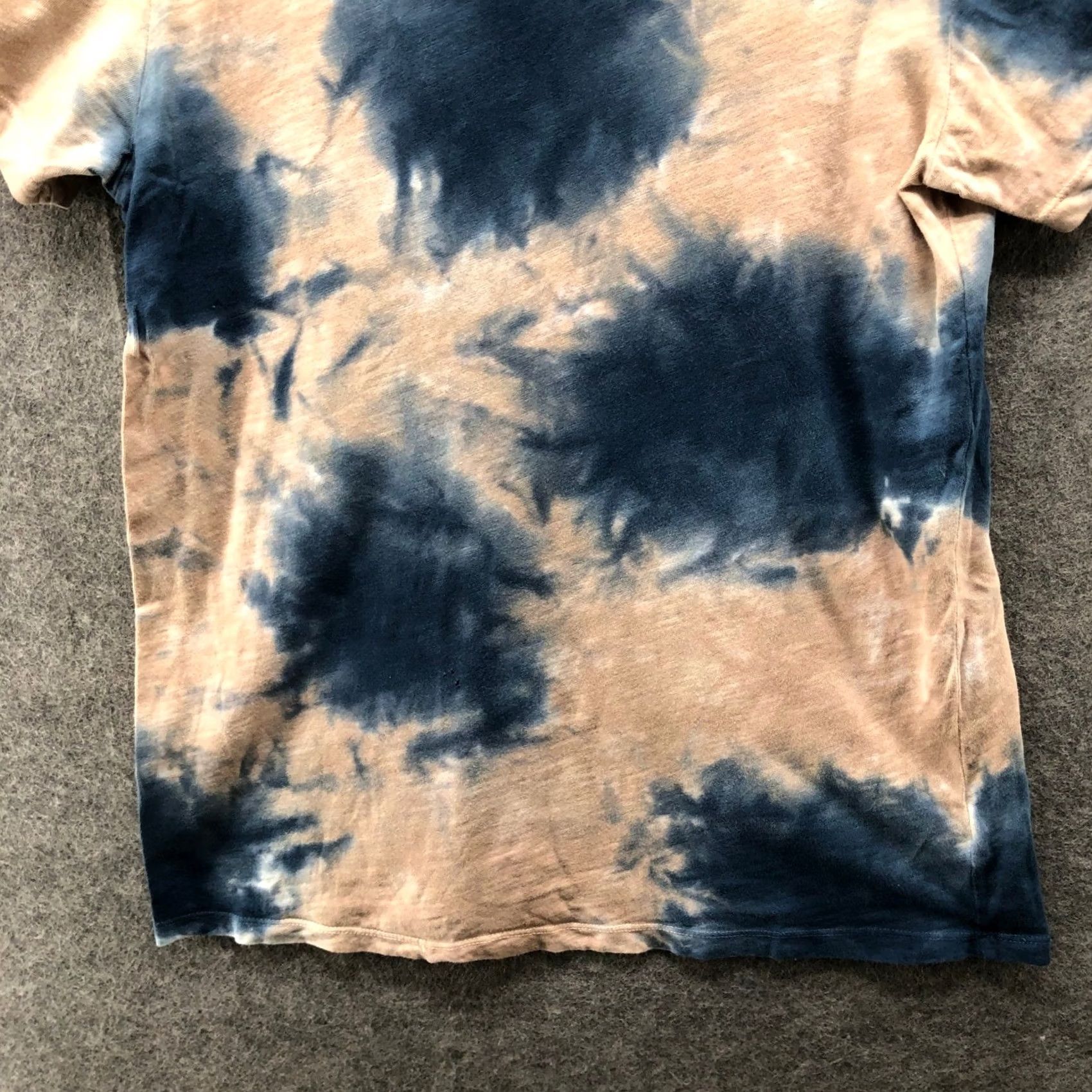 Lucky Brand Lucky Brand Tie Dye T-Shirt Womens M Blue Peach Short Sleeve Crewneck Cotton Size M / US 6-8 / IT 42-44 - 4 Thumbnail