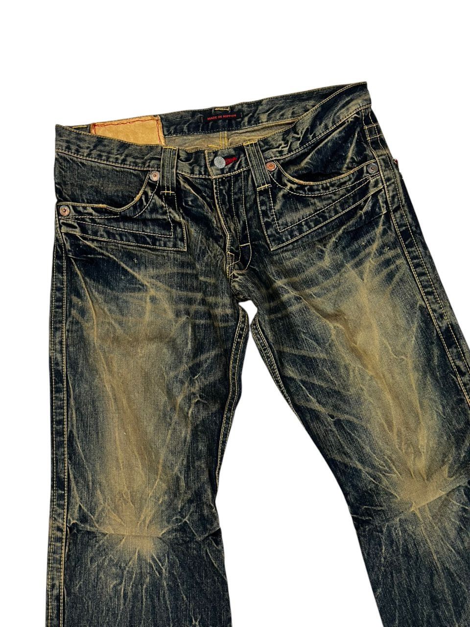 GOSTAR DE FUGA Vintage Blue Way Bootcut Denim Flare Wild Denim Size US 33 - 5 Thumbnail
