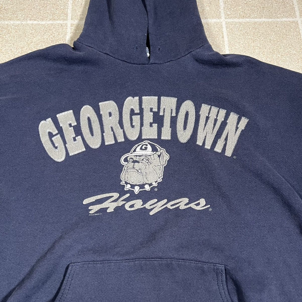 Nutmeg Vintage Georgetown Hoyas Hoodie Sweatshirt Lee Sport Nutmeg Size US L / EU 52-54 / 3 - 2 Thumbnail