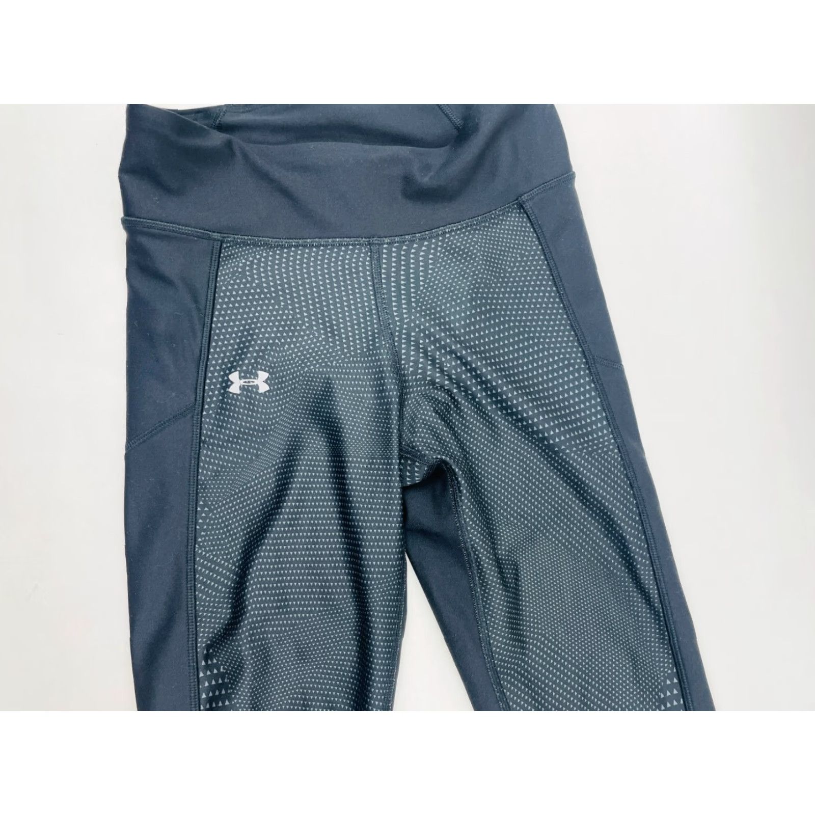Under Armour Under Armour Legging Pants Women's S or XS Long Black Gray Zipped Pocket Sweatpants Size 28" / US 6 / IT 42 - 3 Thumbnail