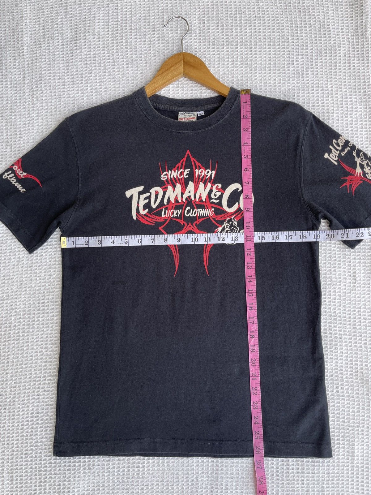 Tedman Rare🔥Vintage TEDMAN Ted Company Devils Equipment T-Shirt Size US M / EU 48-50 / 2 - 11 Thumbnail