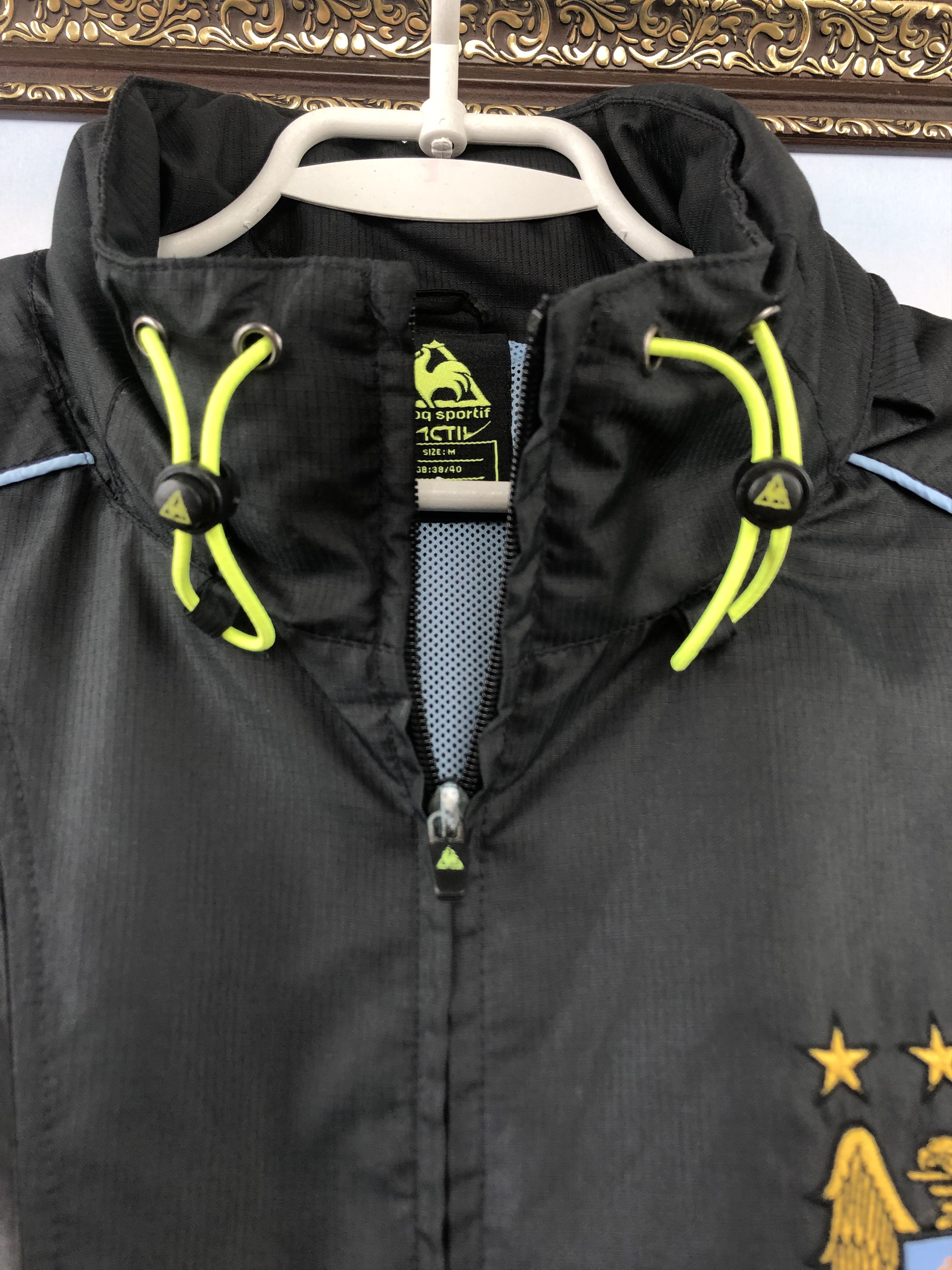 ウェア ManchesterCity Soccer Track Windbreaker Vintage Manchester City Jacket Soccer Windbreaker Track