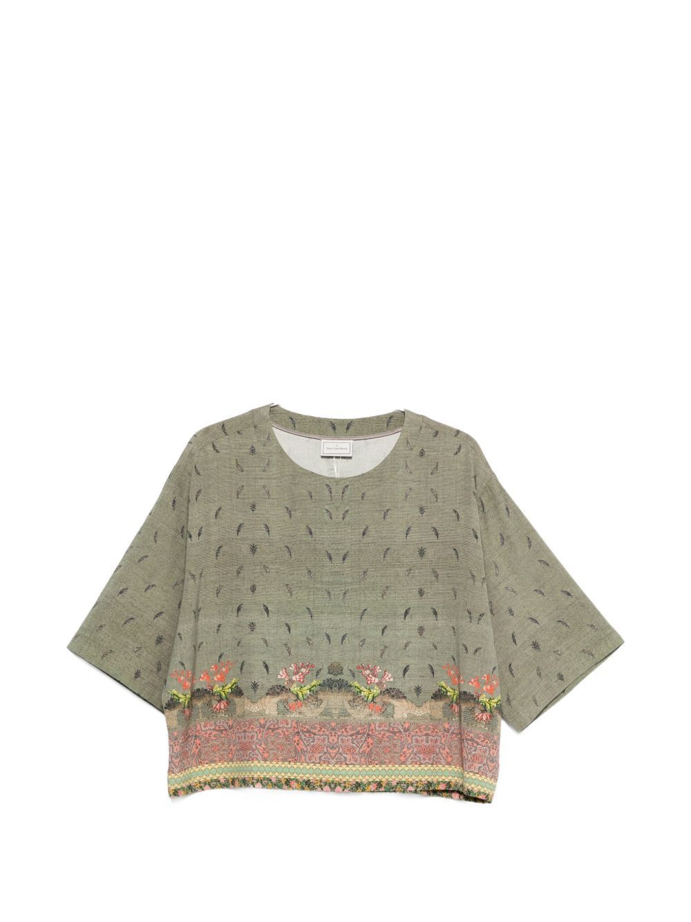 Pierre-Louis Mascia PRINTED SILK BLOUSE Size XS / US 0-2 / IT 36-38 - 1 Thumbnail