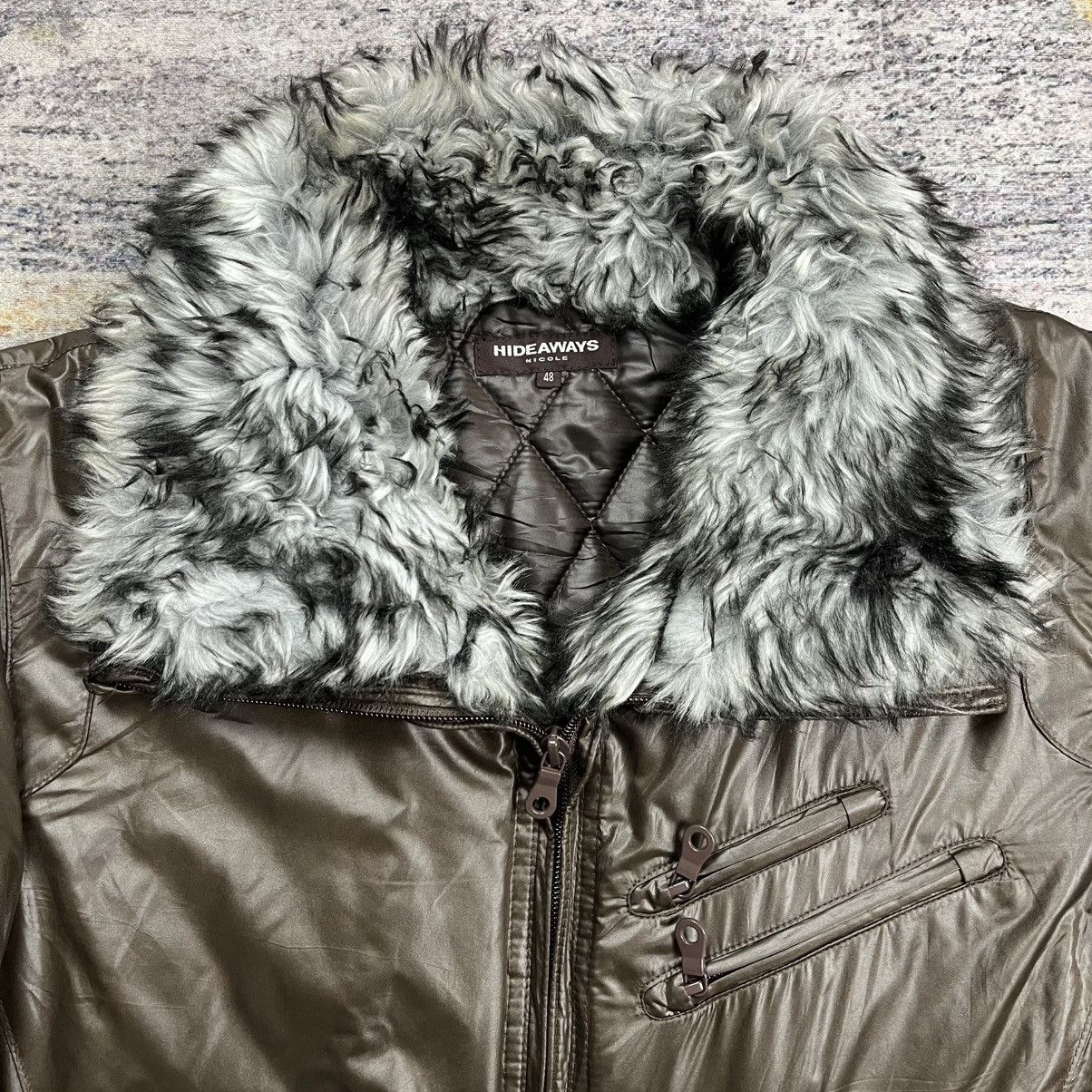 HIDEAWAYS Hideaways nicole multi zipper bikers fur jacket vkei style Size US M / EU 48-50 / 2 - 6 Thumbnail