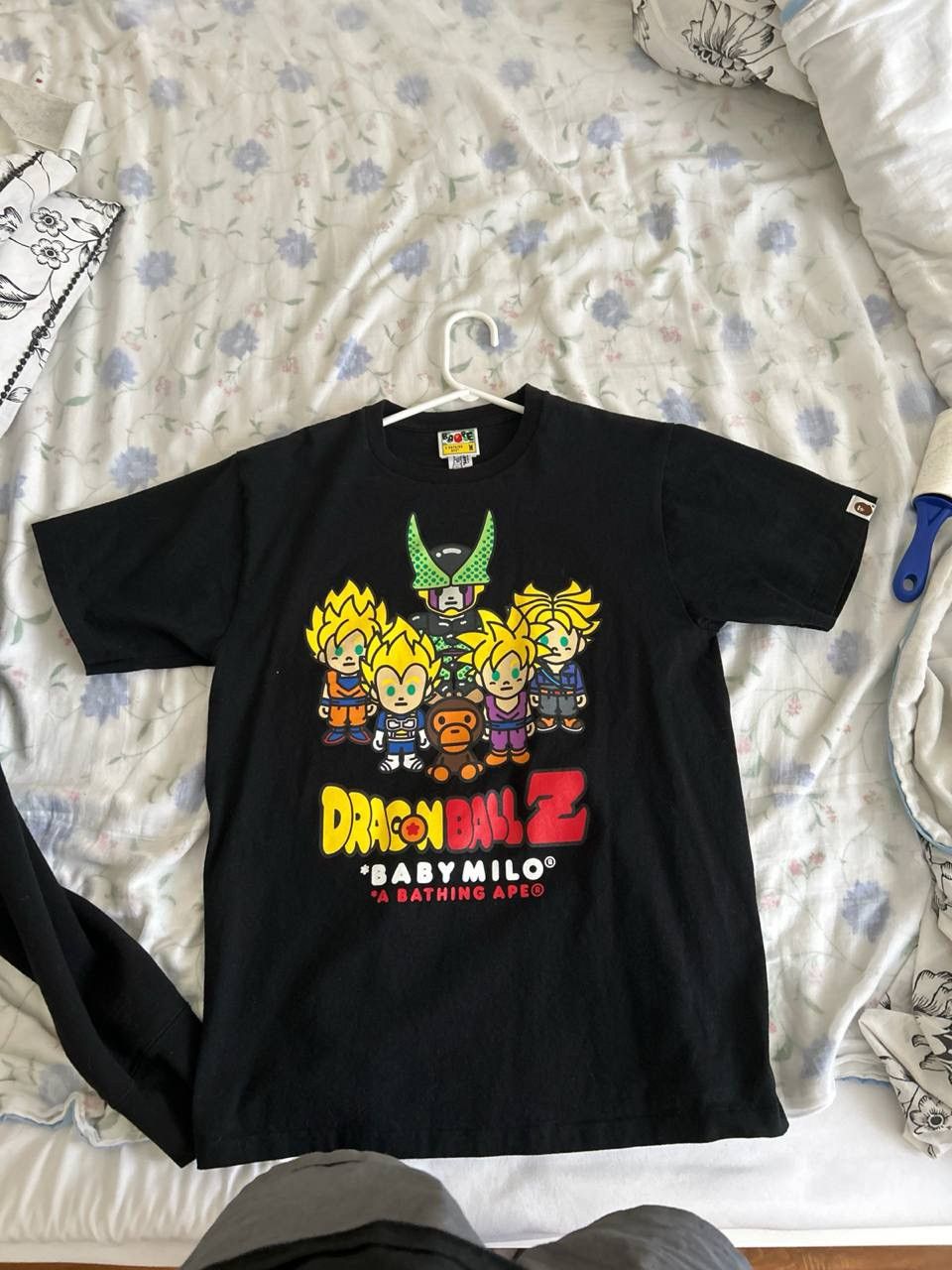 BAPE x Dragon Ball Z Baby Milo Super Saiyan & Cell Pullover Hoodie Gray