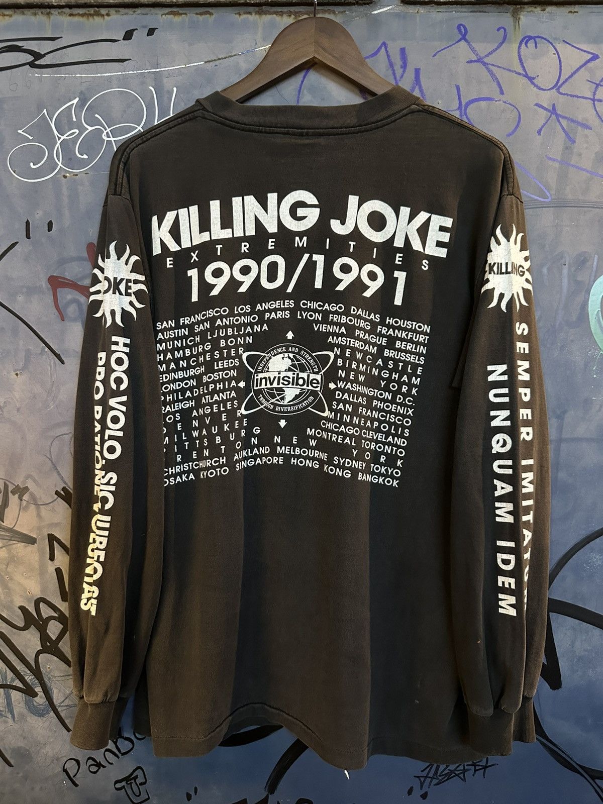 Other Vintage Killing Joke Visible Tour 1991 Size US XL / EU 56 / 4 - 2 Thumbnail