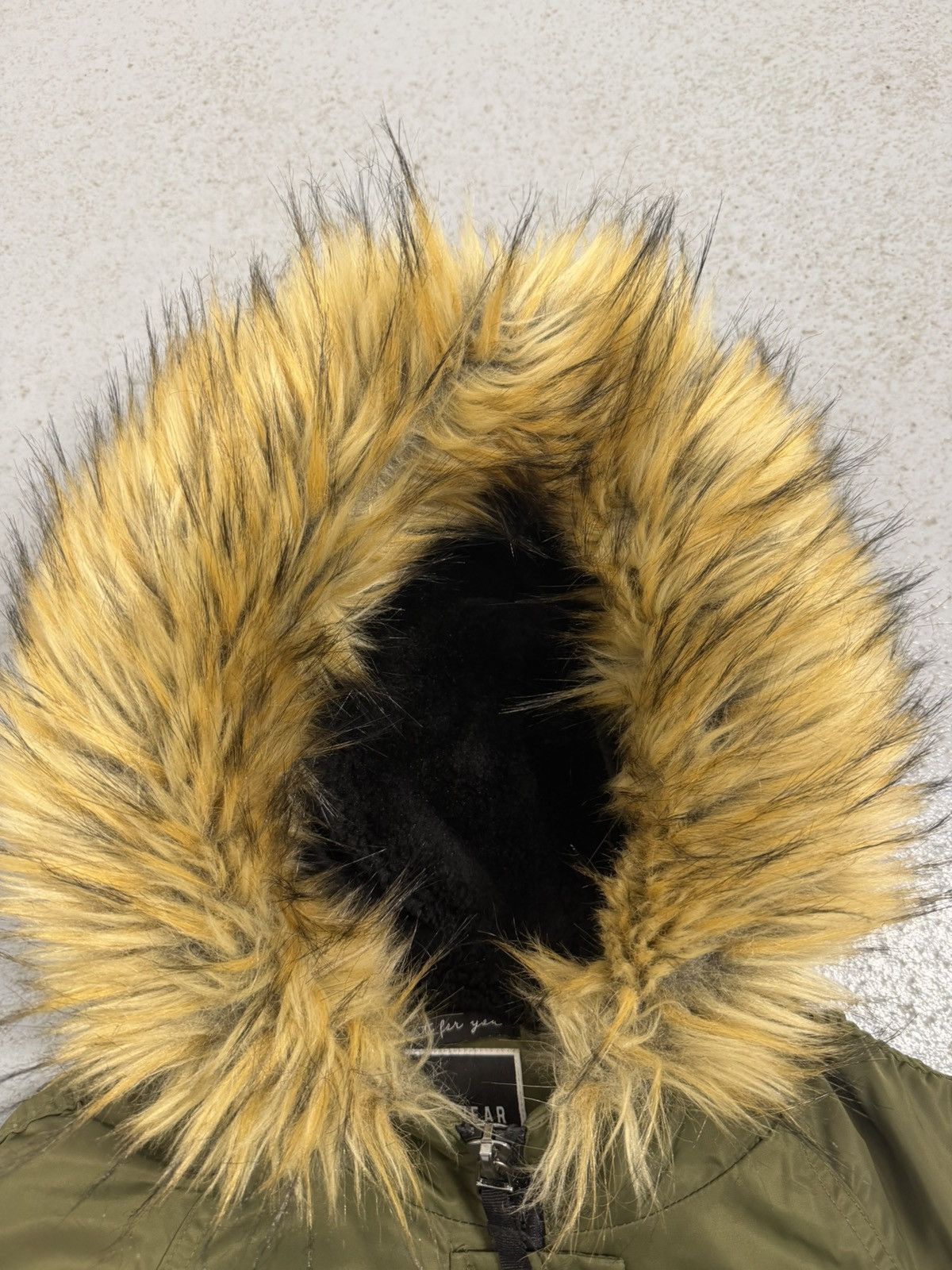 Other Y2K Fur Nylon Bomber Jacket Size XS / US 0-2 / IT 36-38 - 10 Thumbnail
