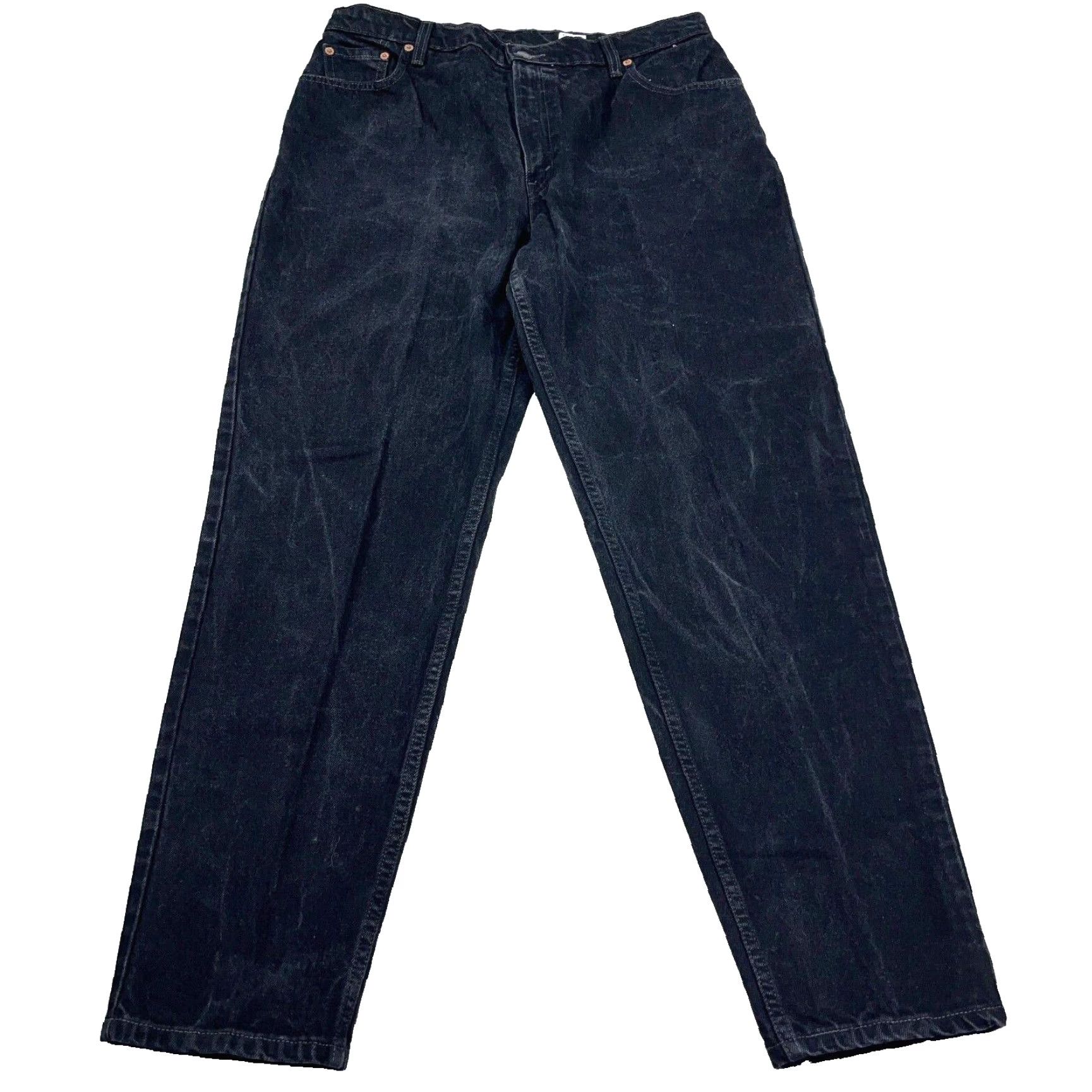 Levi's VINTAGE Levi's Jeans Women 16 Black Relaxed Fit 550 80s 90s USA Womens Size 38" / US 16 / IT 52 - 2 Thumbnail