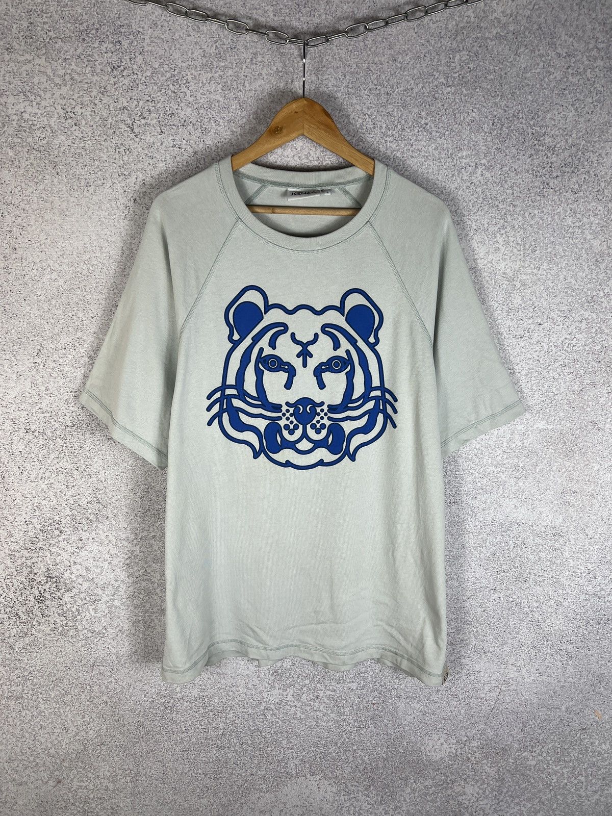Kenzo KENZO Tiger Big Logo Oversized Fit Tee Size US L / EU 52-54 / 3 - 1 Thumbnail