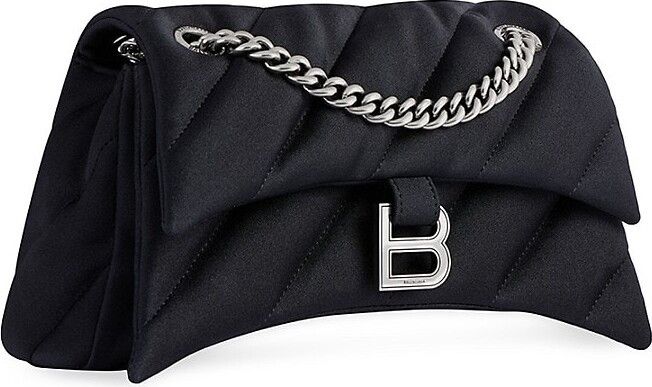 Balenciaga o1mt1gz0125 Size: OS / Crush Small Chain Bag Quilted Size ONE SIZE - 4 Thumbnail