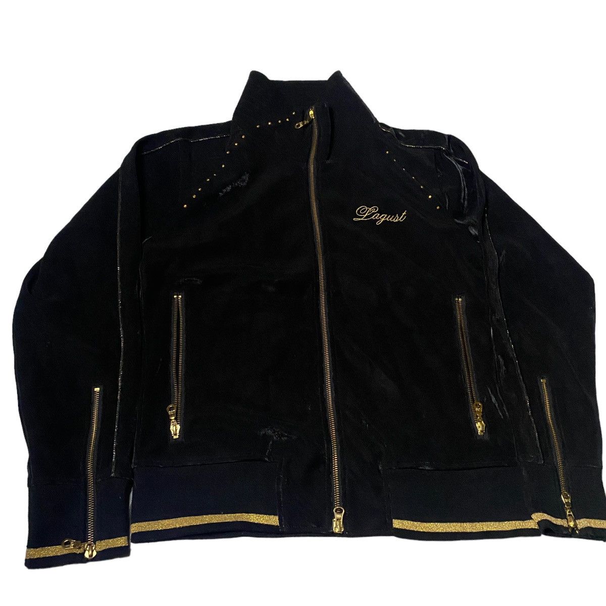 If Six Was Nine 2000's Lagust Tribal Poem Tracktop Jacket Size US M / EU 48-50 / 2 - 15 Thumbnail