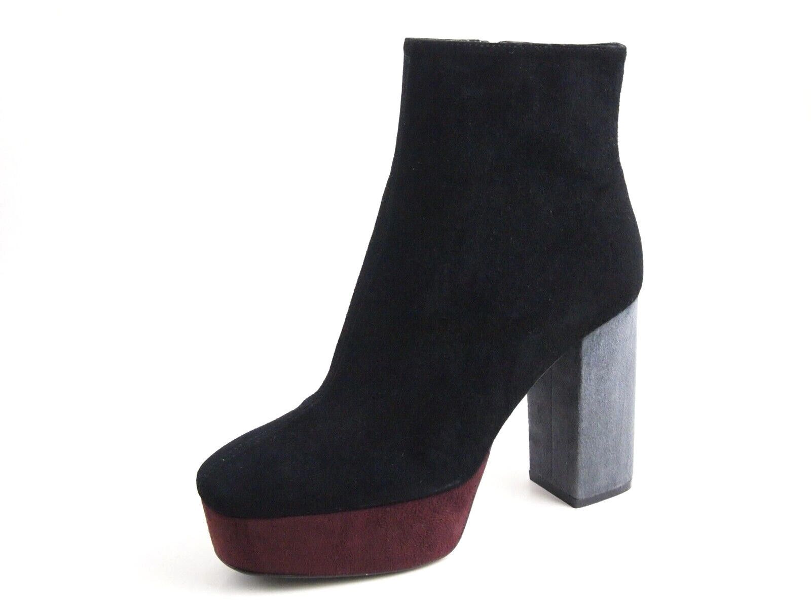 Designer Roberto Festa Platform Boots Black Suede Womens US 8 EU 38 Size US 8 / IT 38 - 1 Thumbnail