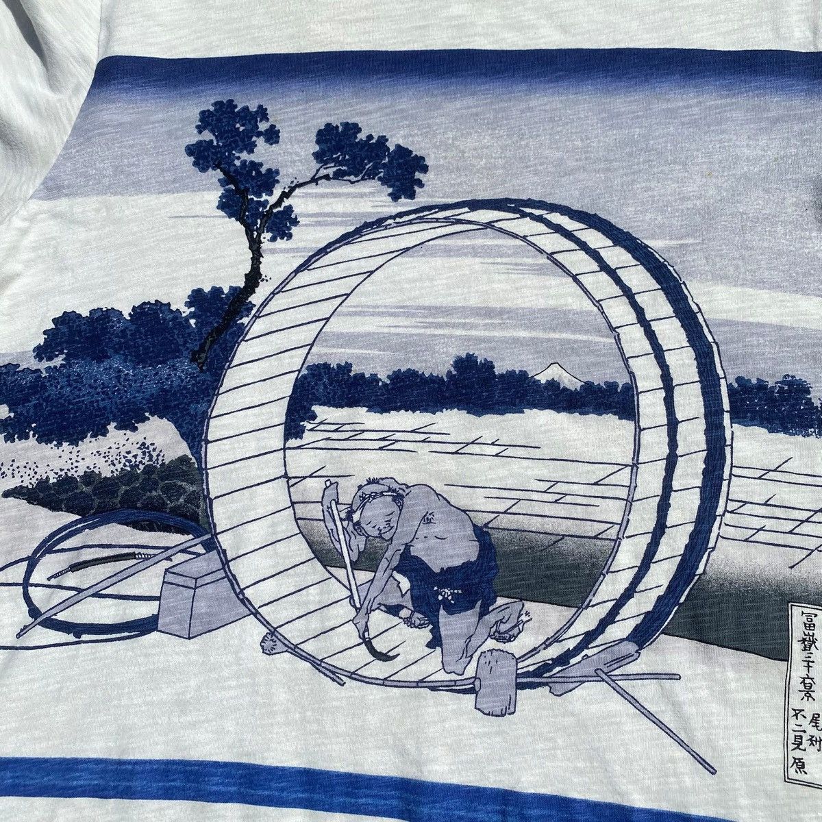 Uniqlo RARE ‼️ Hokusai Blue Size US XL / EU 56 / 4 - 2 Thumbnail