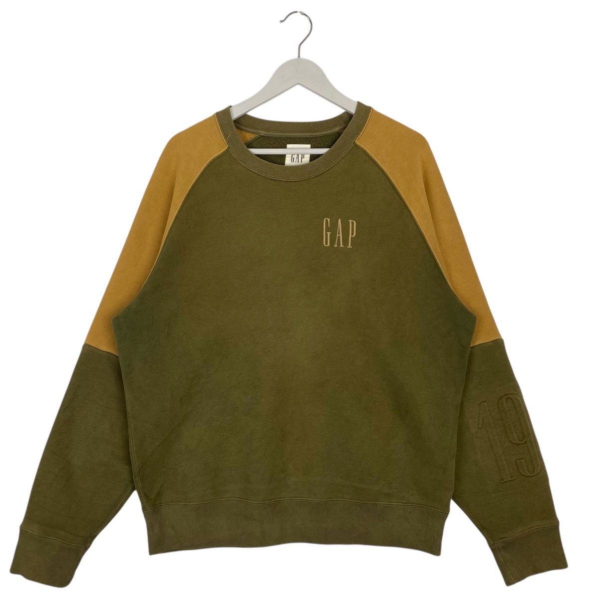 Other Vintage GAP Crewneck Sweatshirt Small Logo Printed Green Size US M / EU 48-50 / 2 - 1 Thumbnail