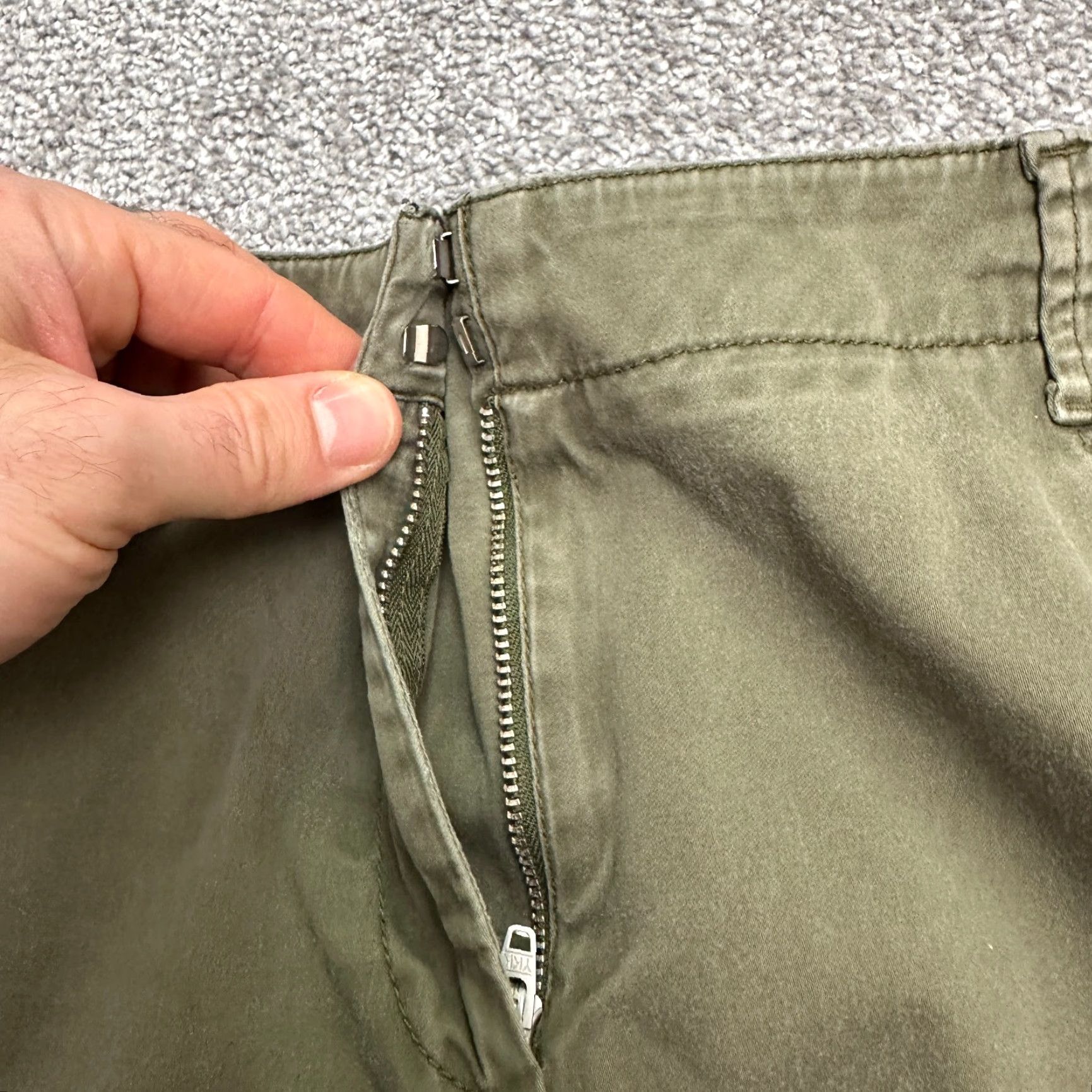 J. Jill J. Jill Live In Chino Pants Womens 12 Green Straight Leg Mid Rise Cotton 34x26.5 Vintage No Mens Womens Size 34" / US 12 / IT 48 - 3 Thumbnail