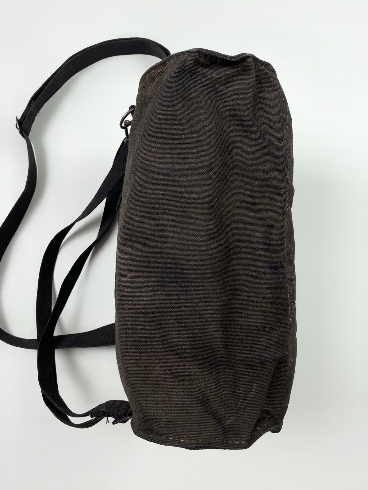 Vintage 80’s Vintage Garment Dyed Finnish Army Canvas Shoulder Bag Size ONE SIZE - 10 Thumbnail