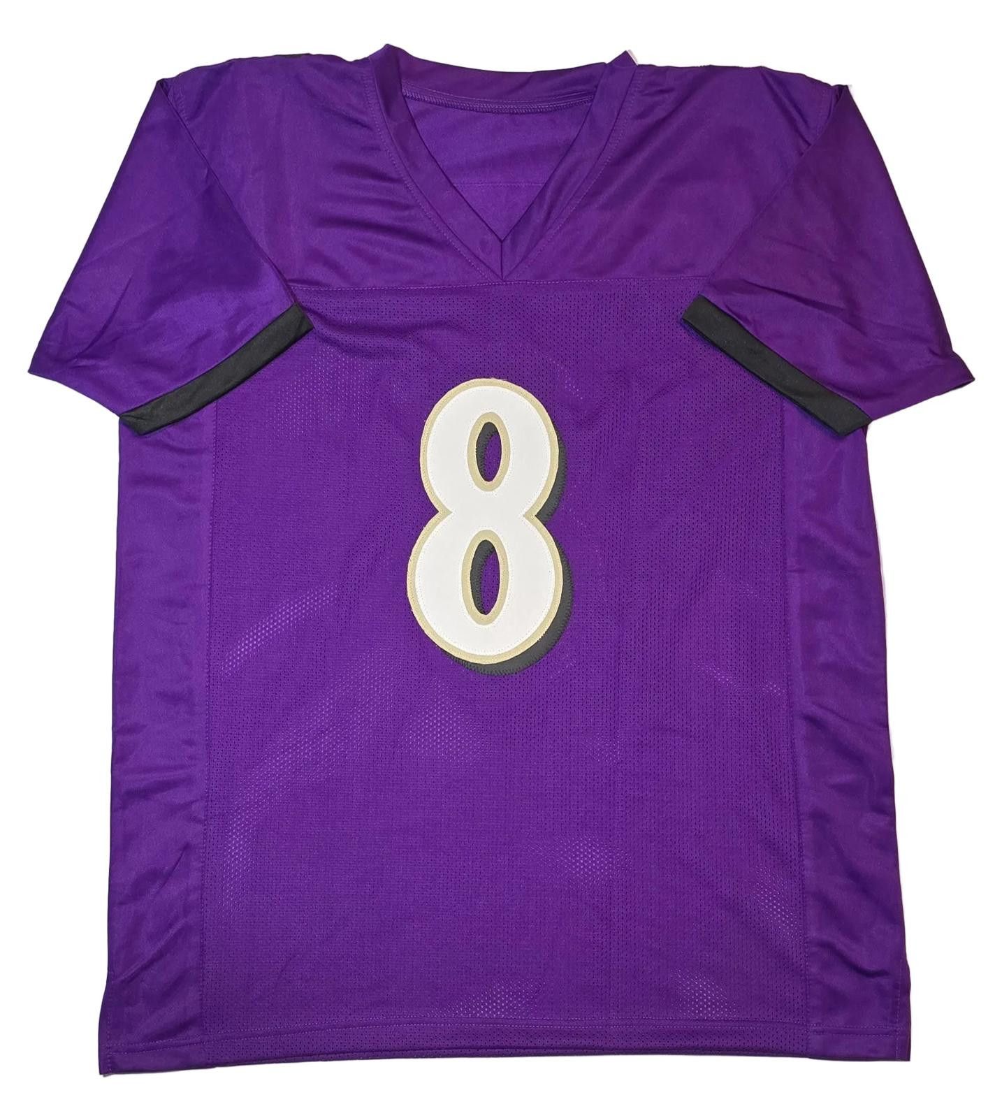 Other Lamar Jackson Autographed Away Football Jersey coa (XL) Size ONE SIZE - 3 Thumbnail