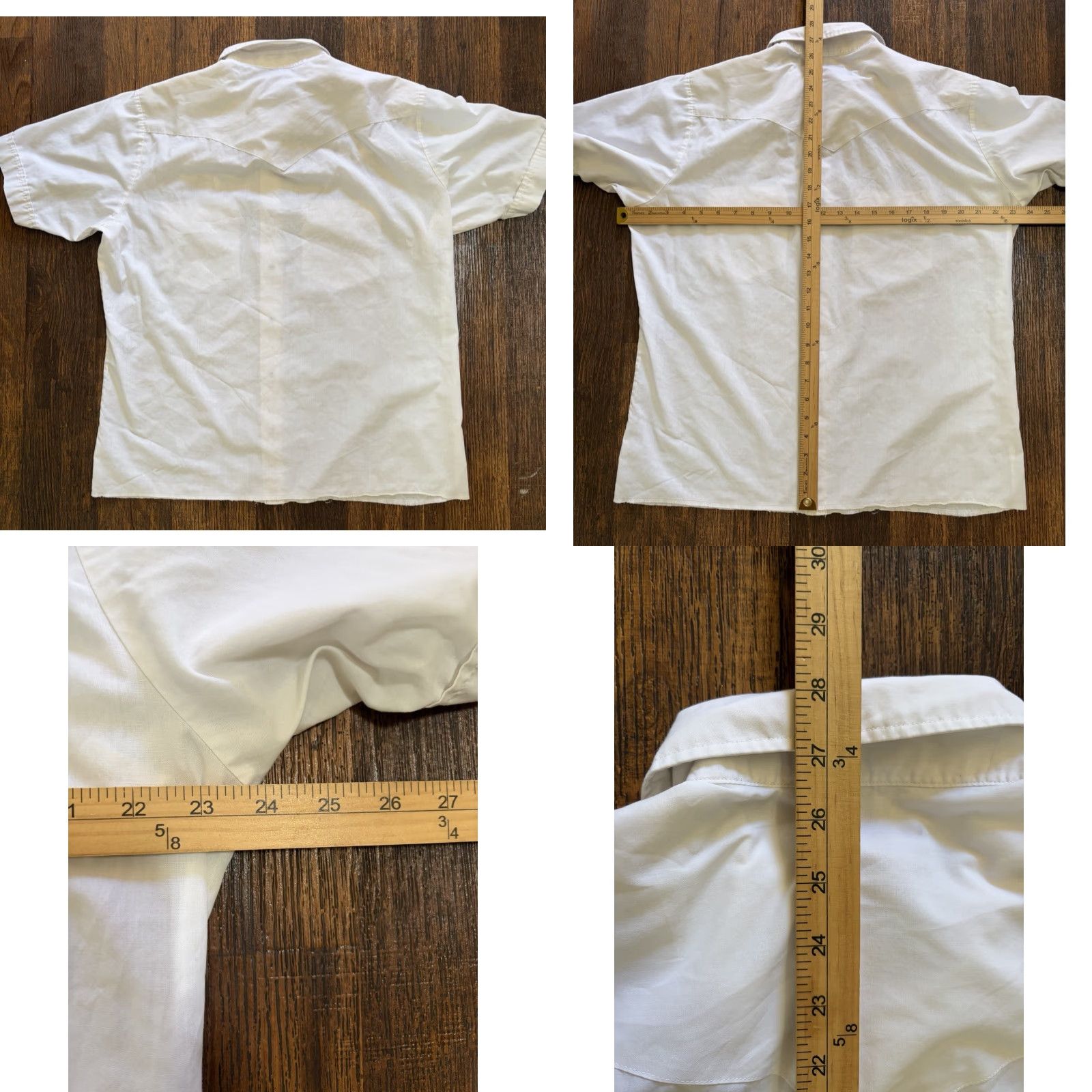 Vintage Chute #1 Men’s Western Shirt White Embroidered XL Collared Snap Button-Up Cowboy Rockabilly Vintage Size US XL / EU 56 / 4 - 8 Thumbnail