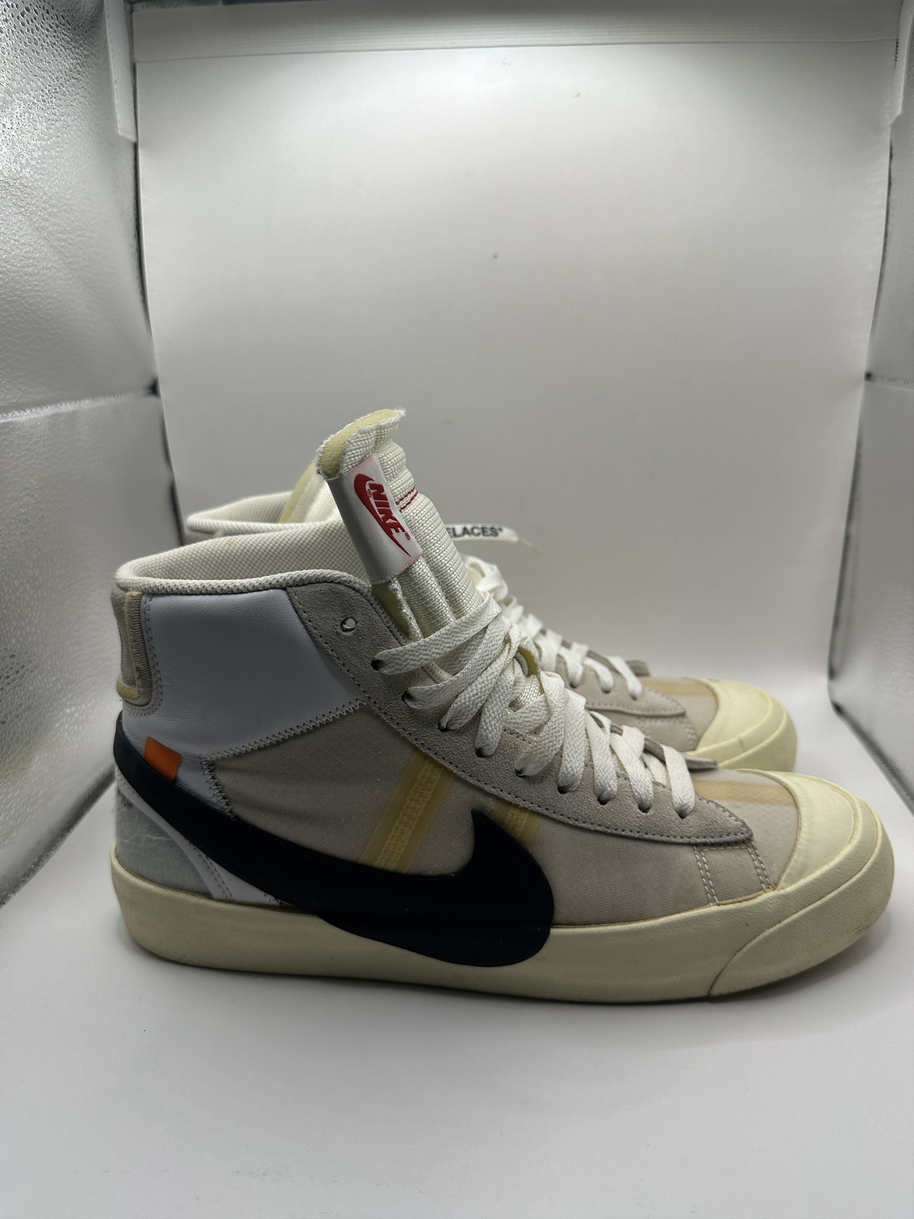 Nike × Off-White Nike Blazer Off White Size US 10 / EU 43 - 7 Thumbnail