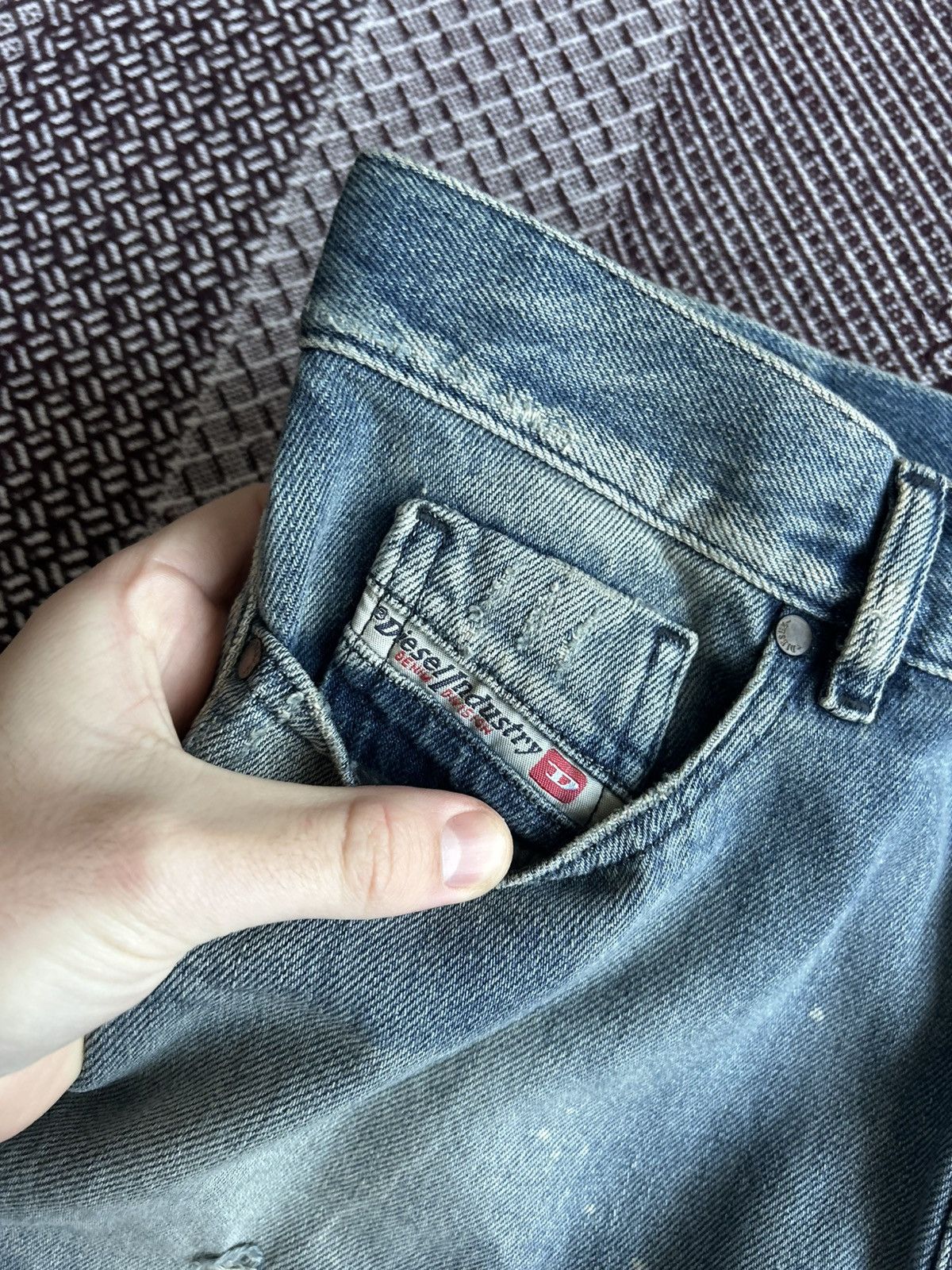 Diesel Vintage Diesel Mini Skirt Distressed Y2K Faded 00s Size 30 Size 30" / US 8 / IT 44 - 11 Thumbnail