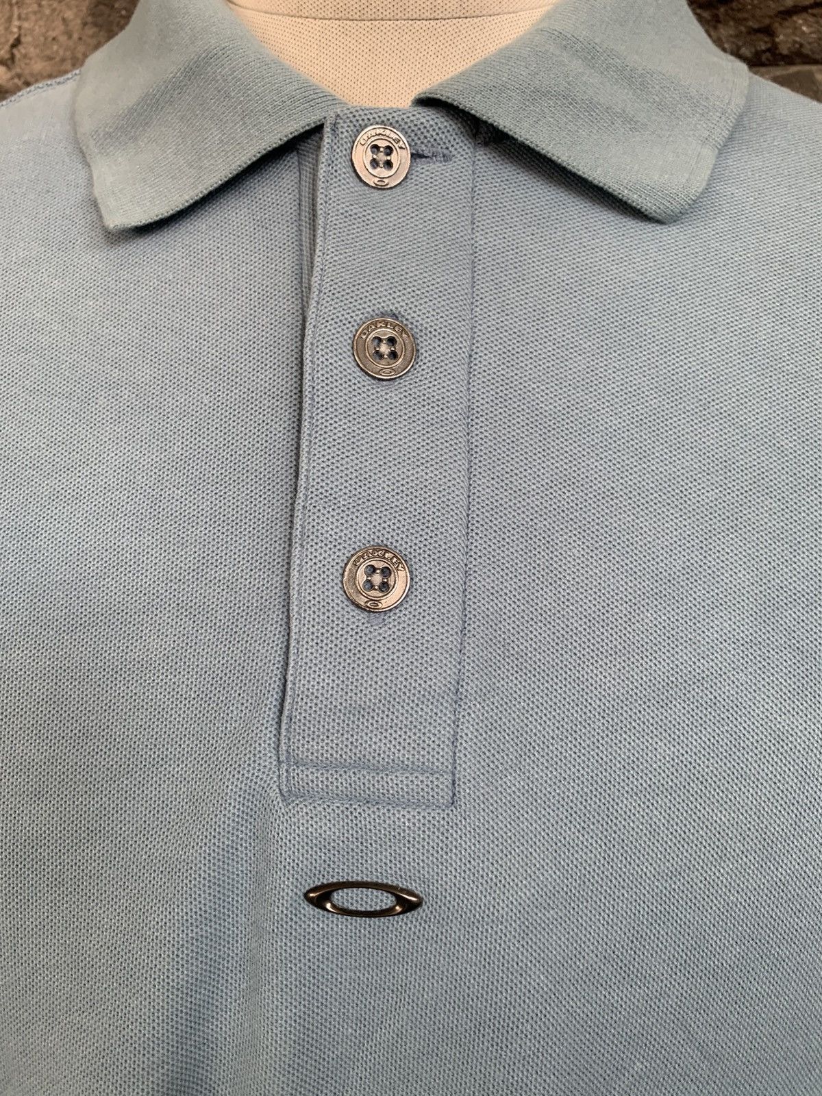 Oakley Vintage Oakley Centre Logo Polo Shirt Size US M / EU 48-50 / 2 - 3 Thumbnail